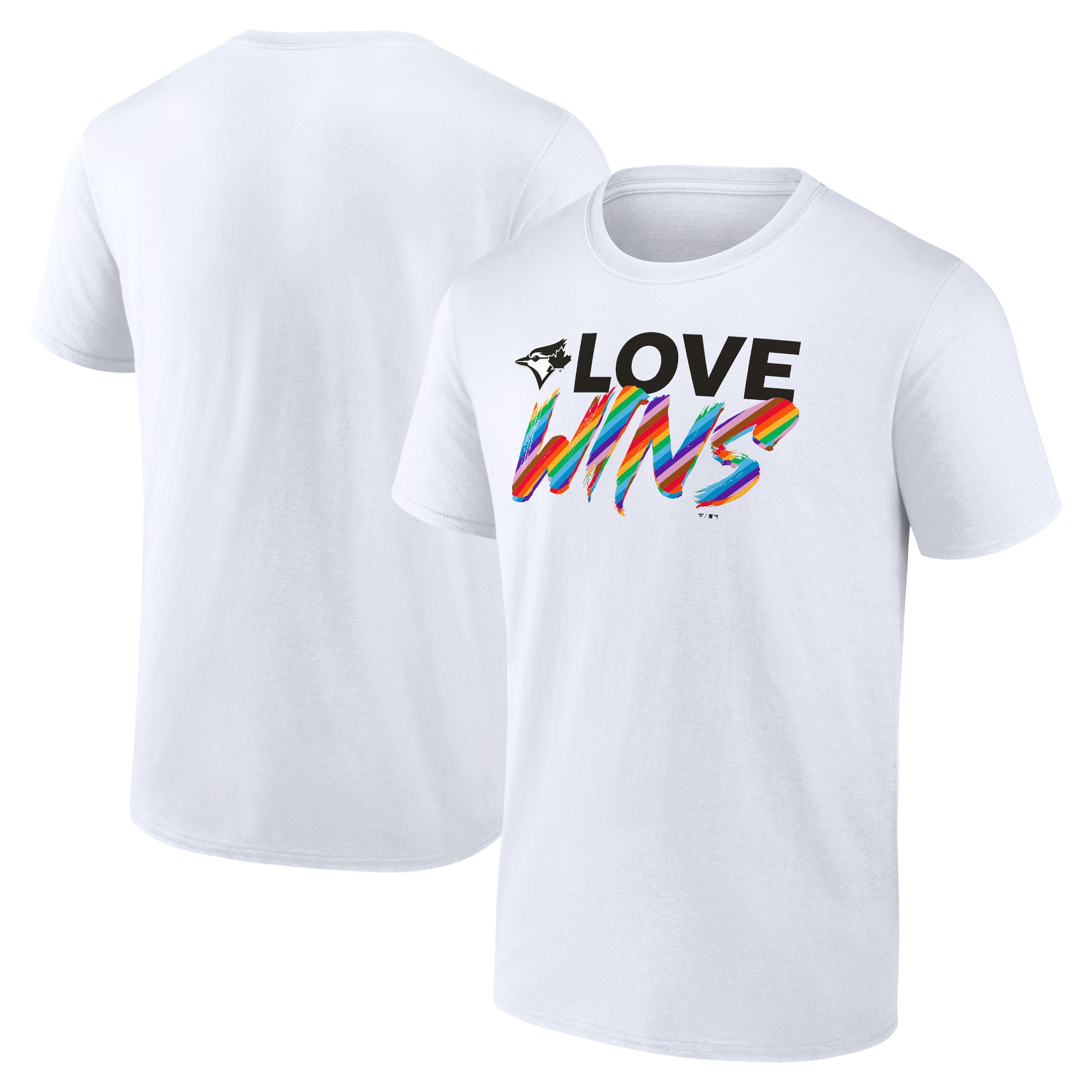 Men's Toronto Blue Jays  Branded White Love Wins T-Shirt