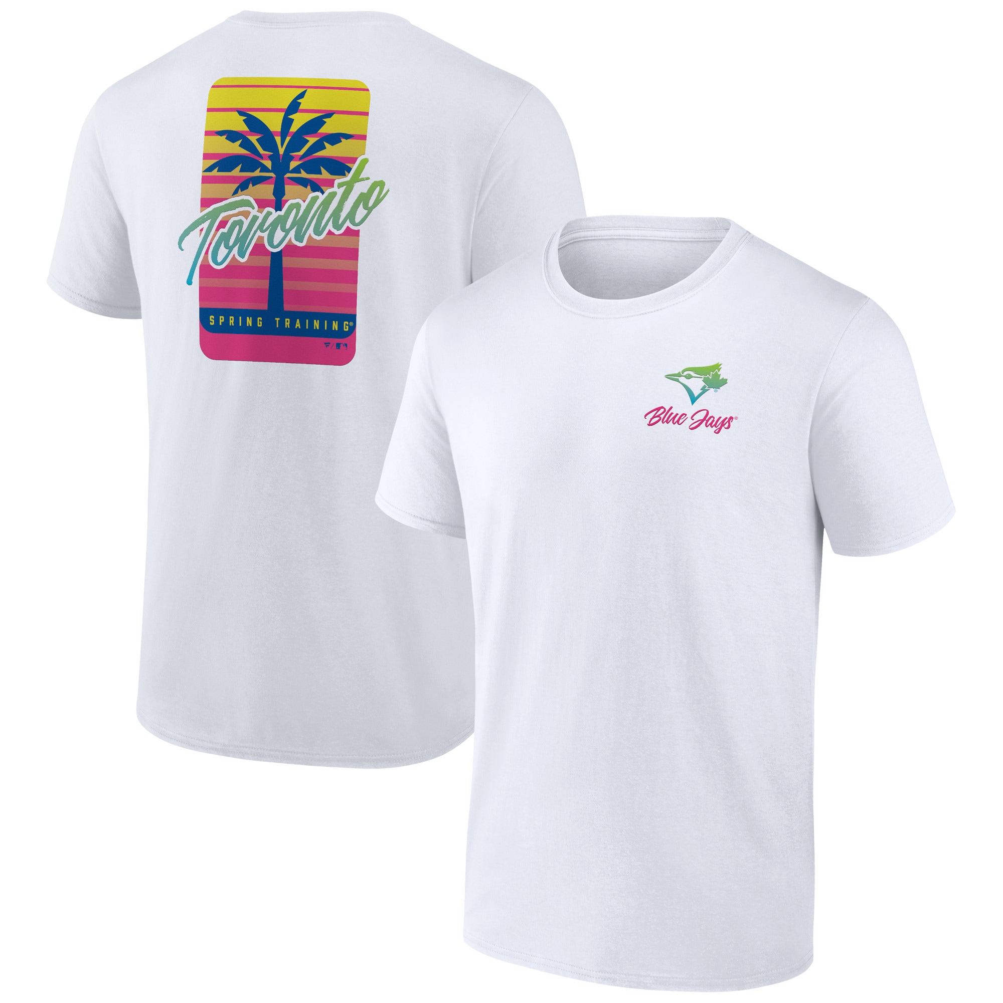Men's Toronto Blue Jays  Branded White Spring Break T-Shirt