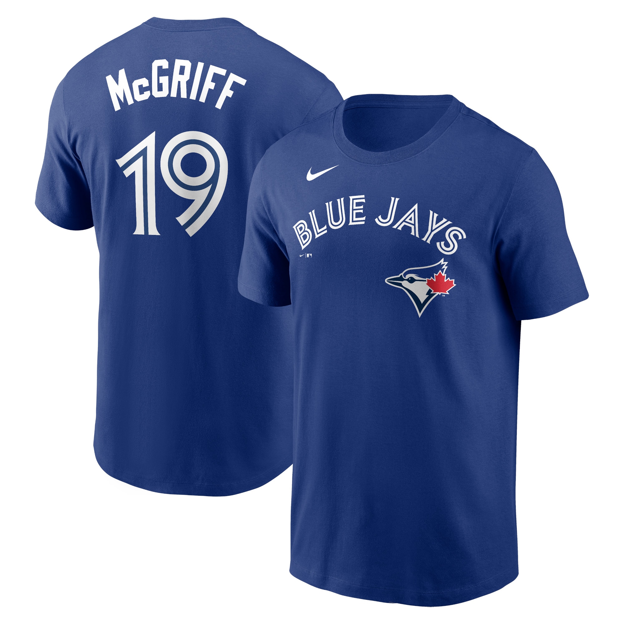 Men's Toronto Blue Jays Fred McGriff Nike Royal Name & Number T-Shirt