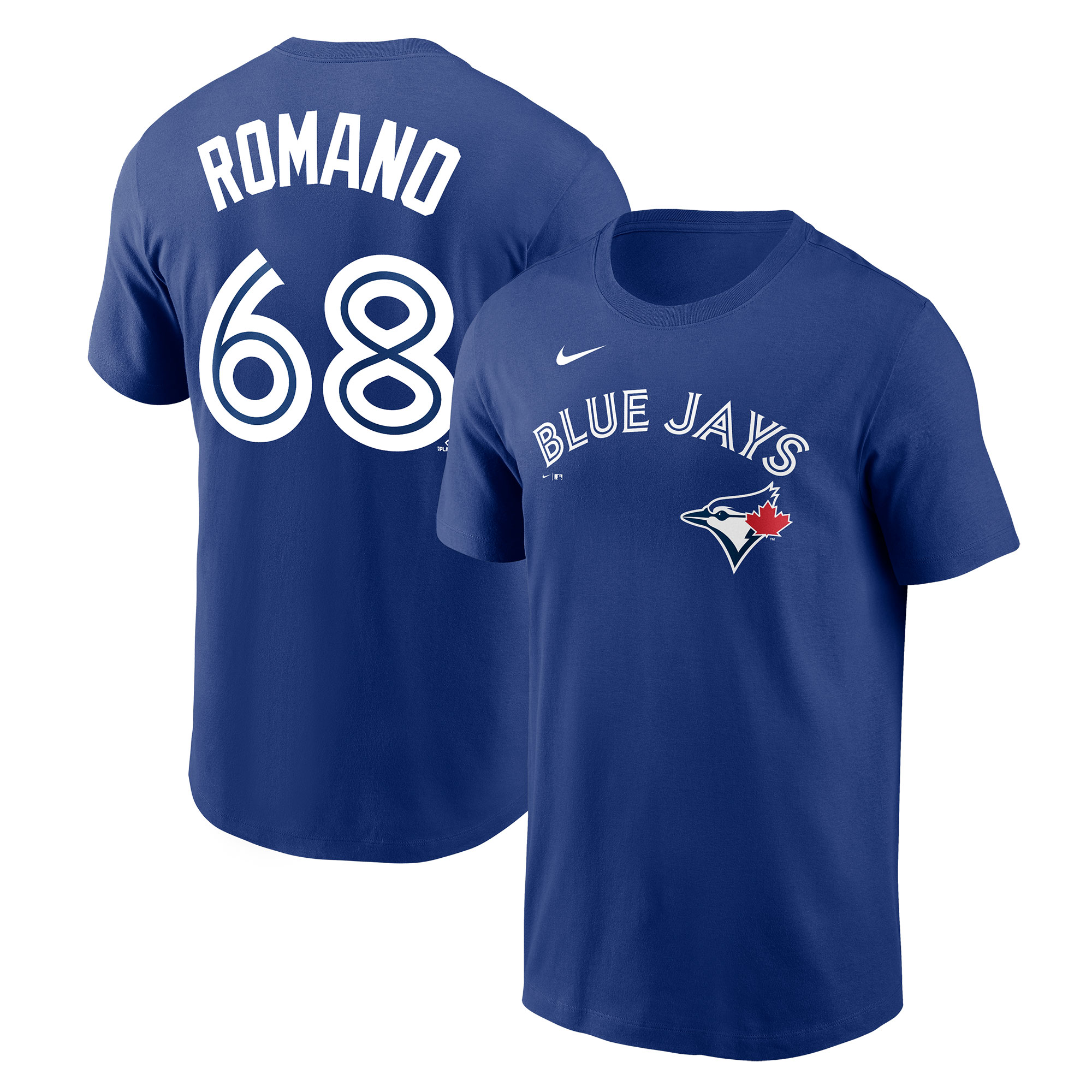 Men's Toronto Blue Jays Jordan Romano Nike Royal Player Name & Number T-Shirt