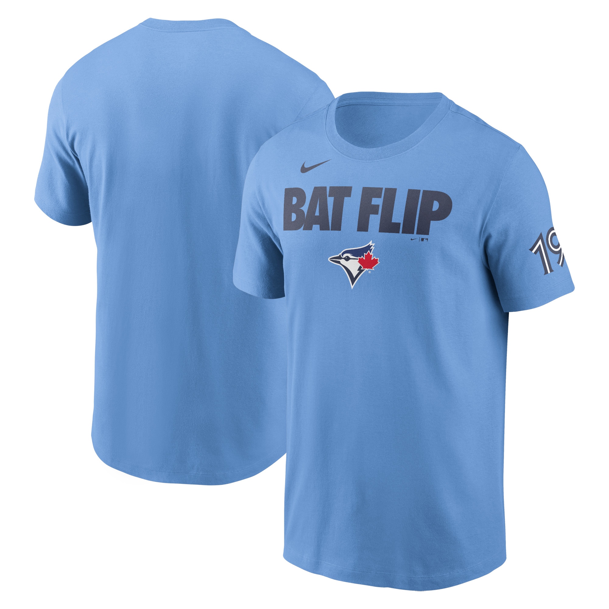 Men's Toronto Blue Jays Jose Bautista Nike Powder Blue Joey Bats Phrase T-Shirt
