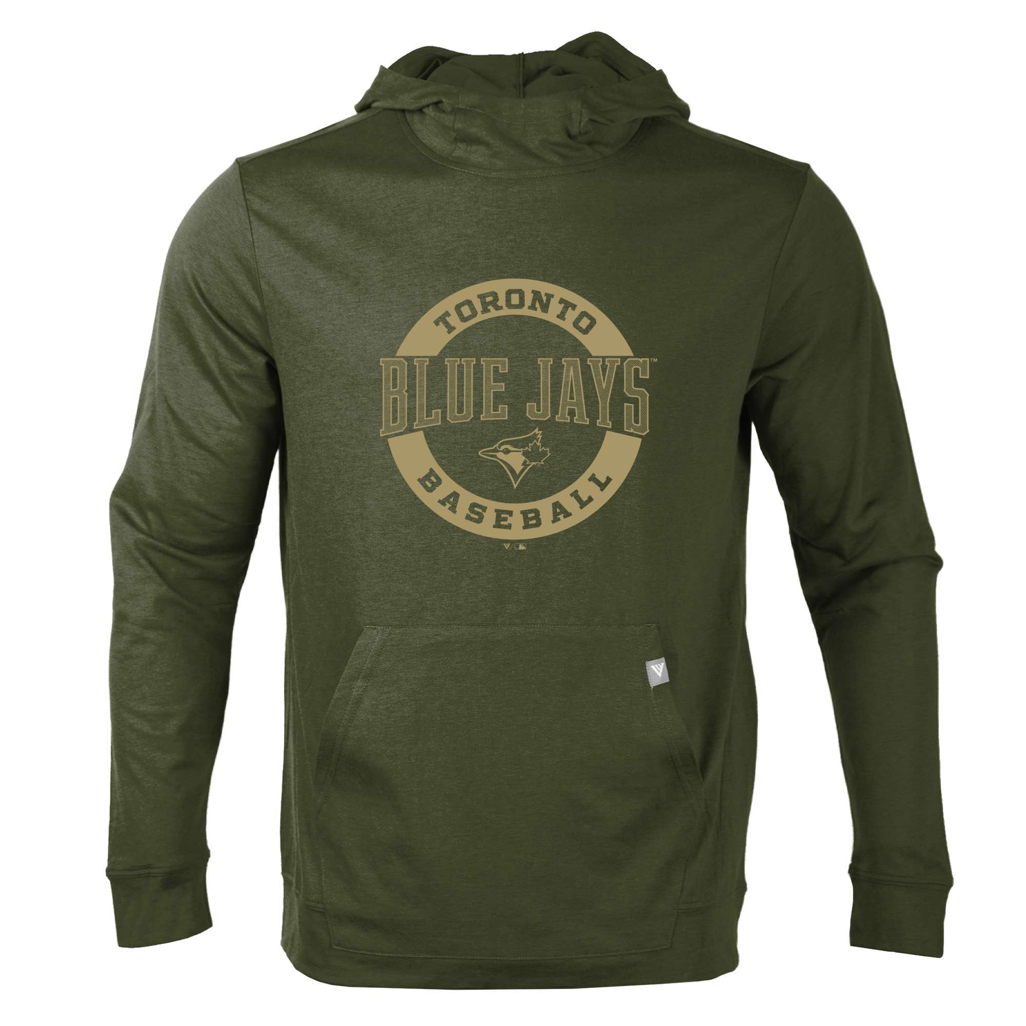 Men's Toronto Blue Jays  Levelwear Green Thrive Pullover Hoodie