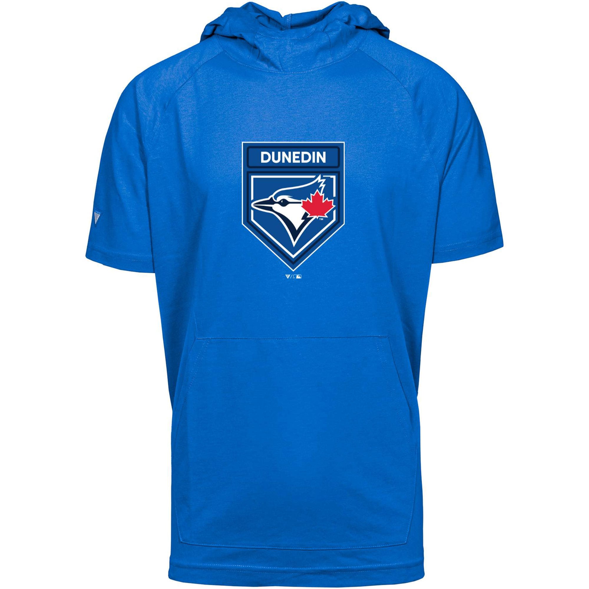 Men's Toronto Blue Jays Levelwear Royal 2024 Spring Training Raglan Short Sleeve Phase Hoodie