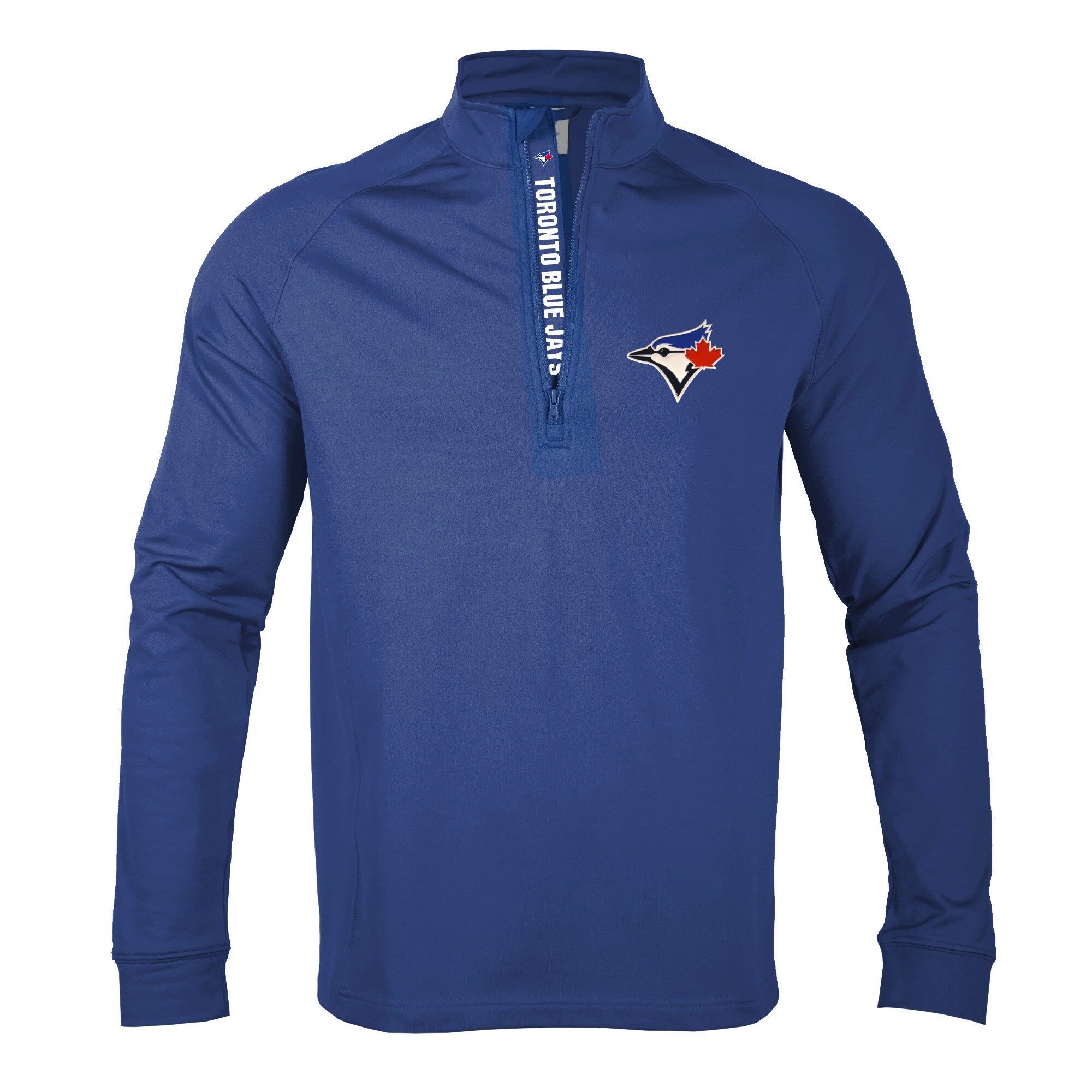 Men's Toronto Blue Jays Levelwear Royal Calibre Quarter-Zip Pullover Top