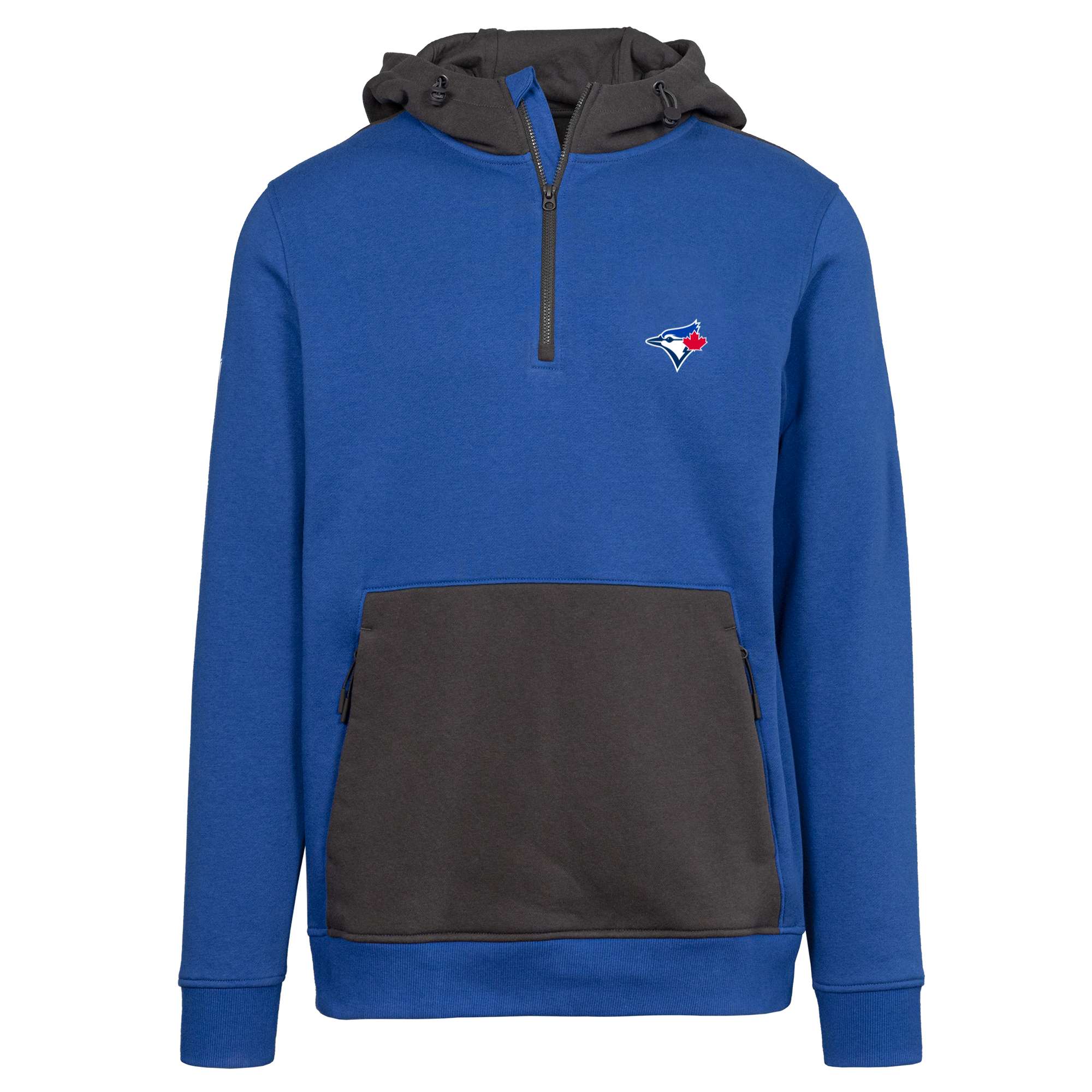 Men's Toronto Blue Jays Levelwear Royal Chicane Insignia Quarter-Zip Hoodie