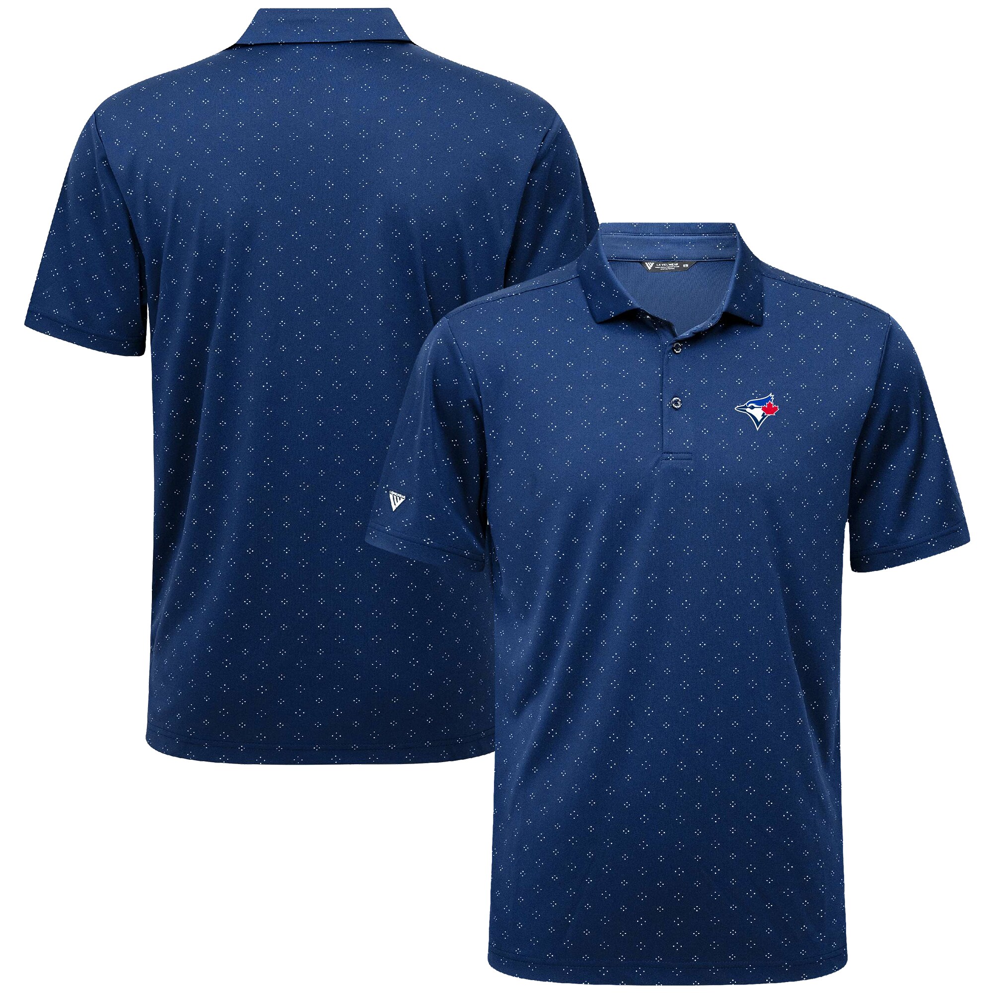 Men's Toronto Blue Jays Levelwear Royal Detect Insignia Polo