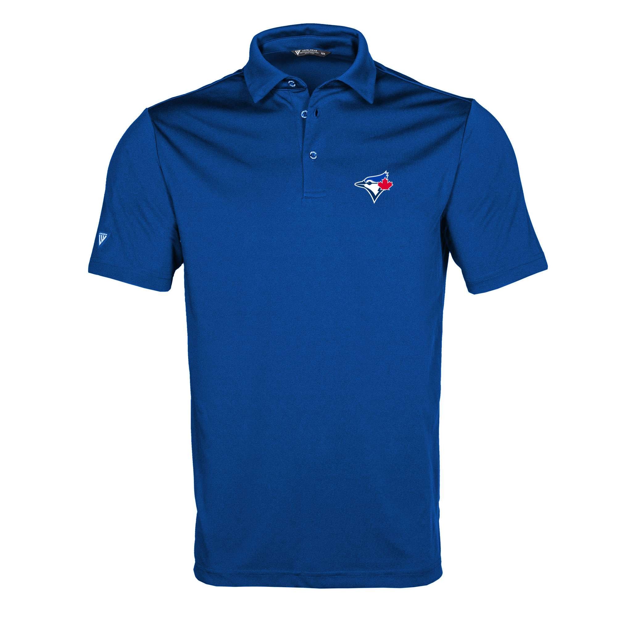 Men's Toronto Blue Jays  Levelwear Royal Original Insignia 2.0 Polo