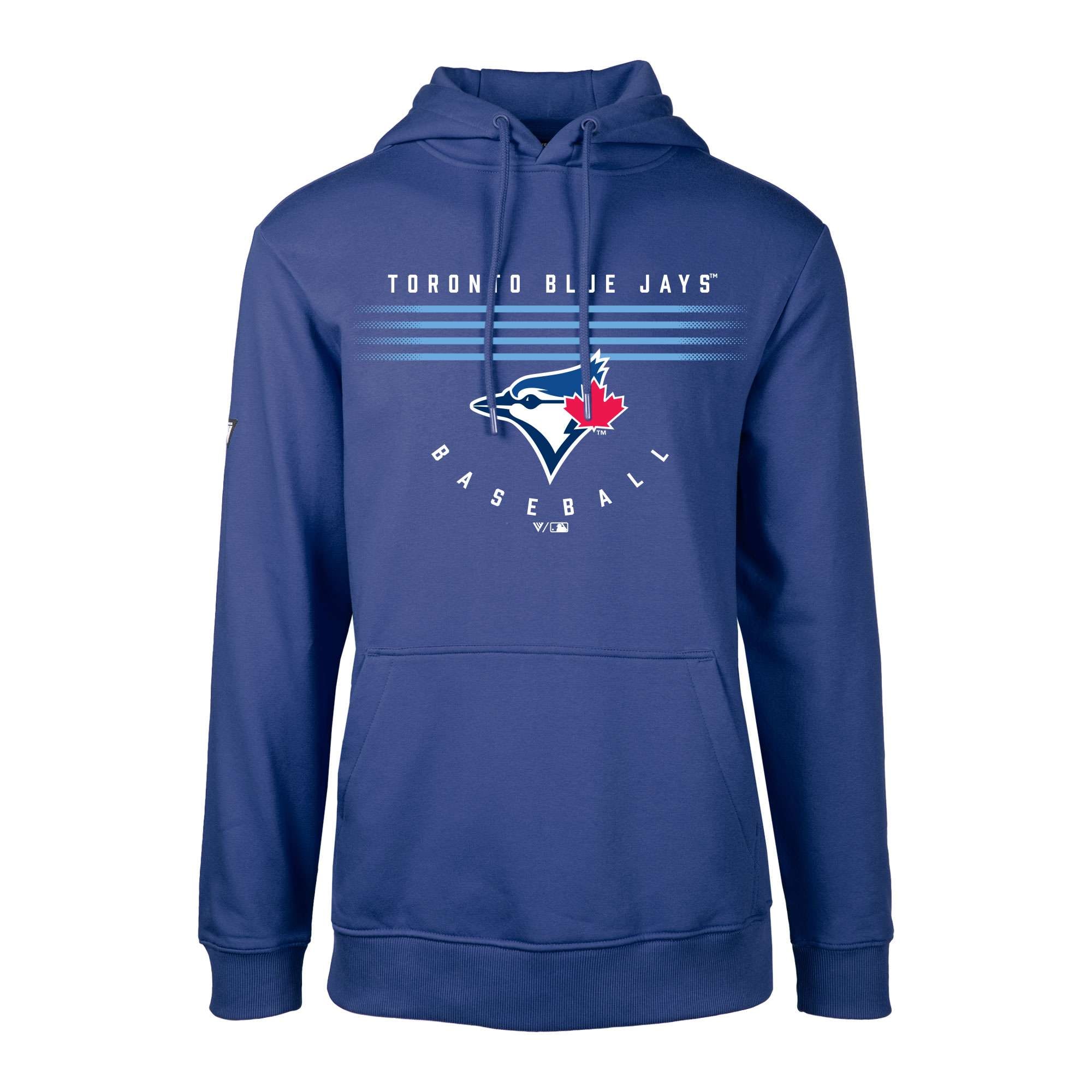Men's Toronto Blue Jays Levelwear Royal Podium Box Score Pullover Hoodie
