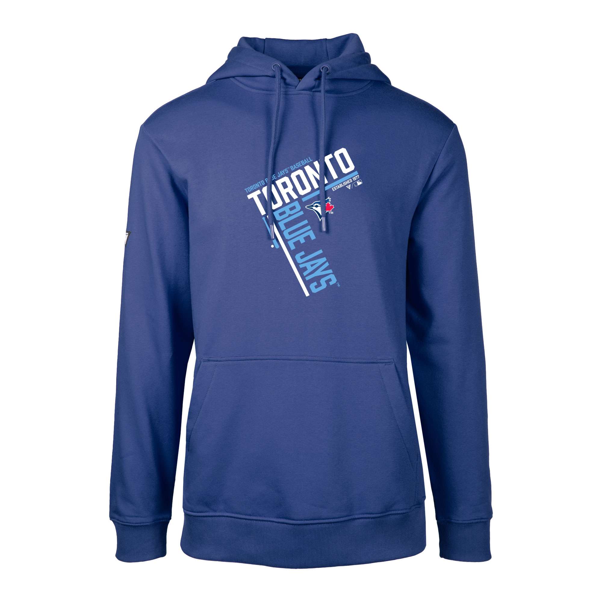 Men's Toronto Blue Jays Levelwear Royal Podium Segment Pullover Hoodie