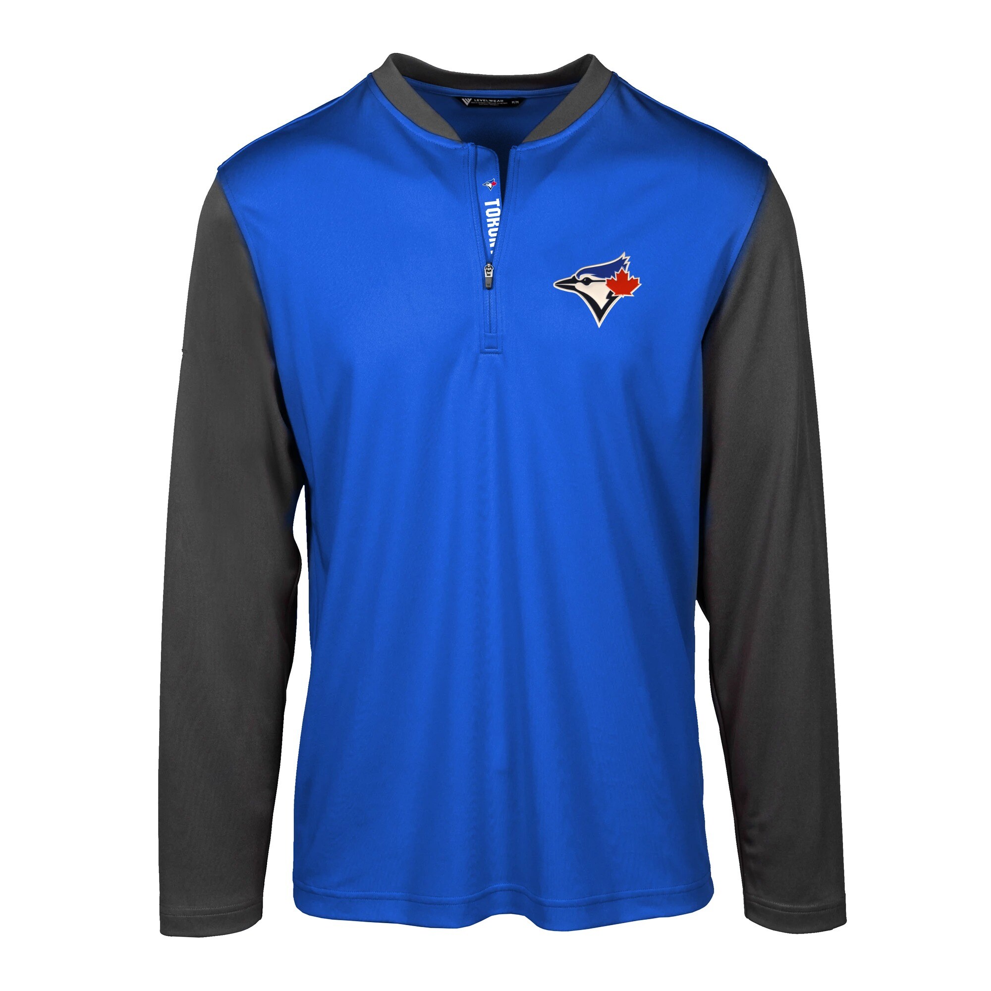 Men's Toronto Blue Jays Levelwear Royal Spector Quarter-Zip Pullover Top