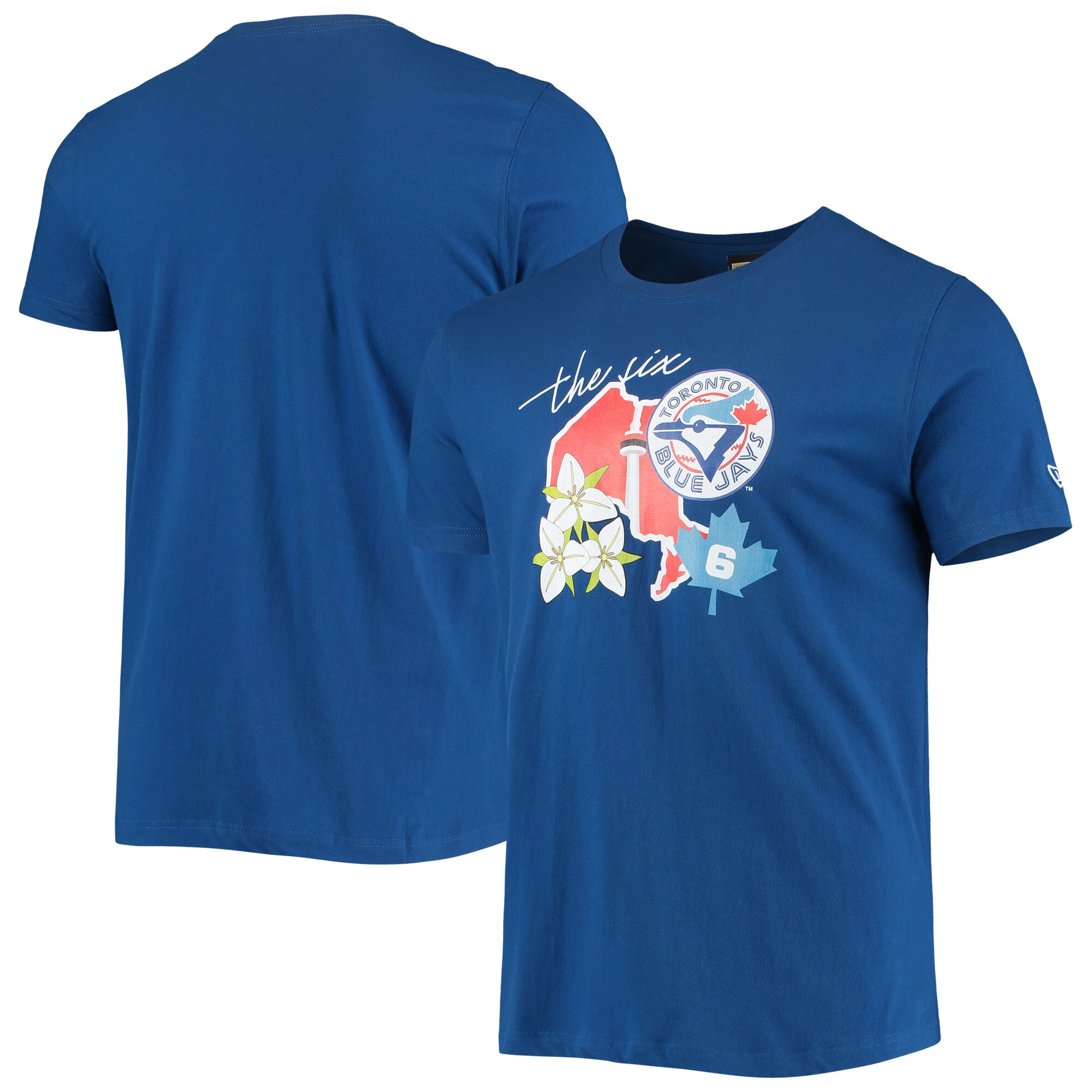 Men's Toronto Blue Jays New Era Royal City Cluster T-Shirt