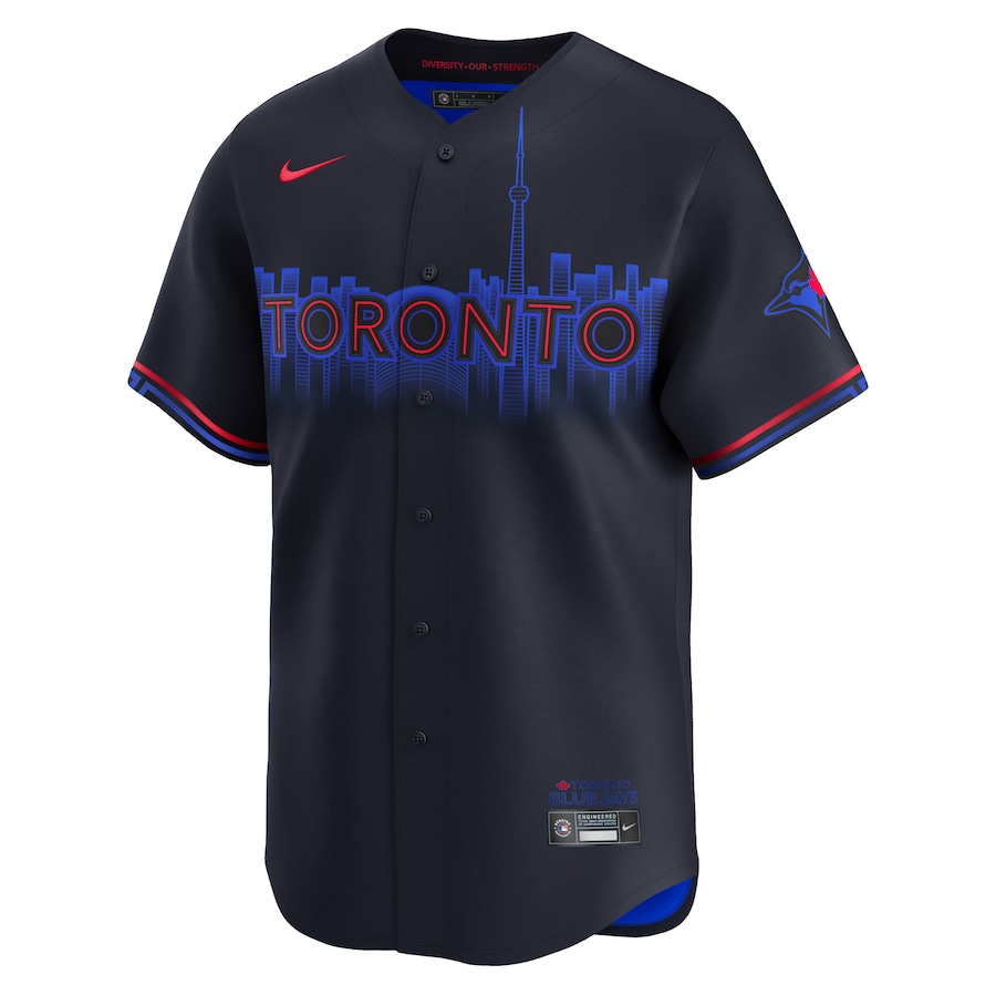 Men's Toronto Blue Jays Nike Navy 2024 City Connect Limited Jersey - Image 2