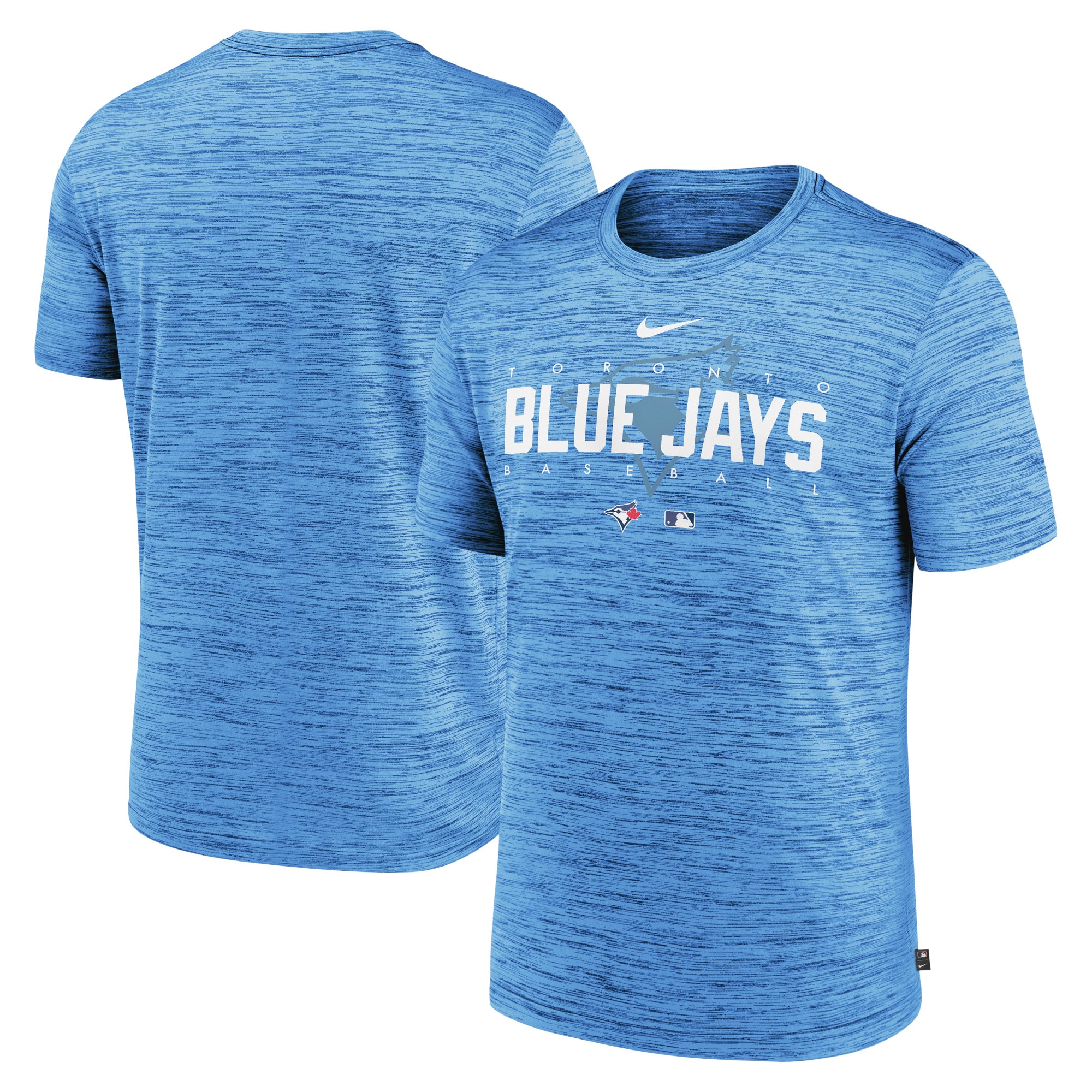 Men's Toronto Blue Jays Nike Powder Blue Authentic Collection Velocity Performance Practice T-Shirt