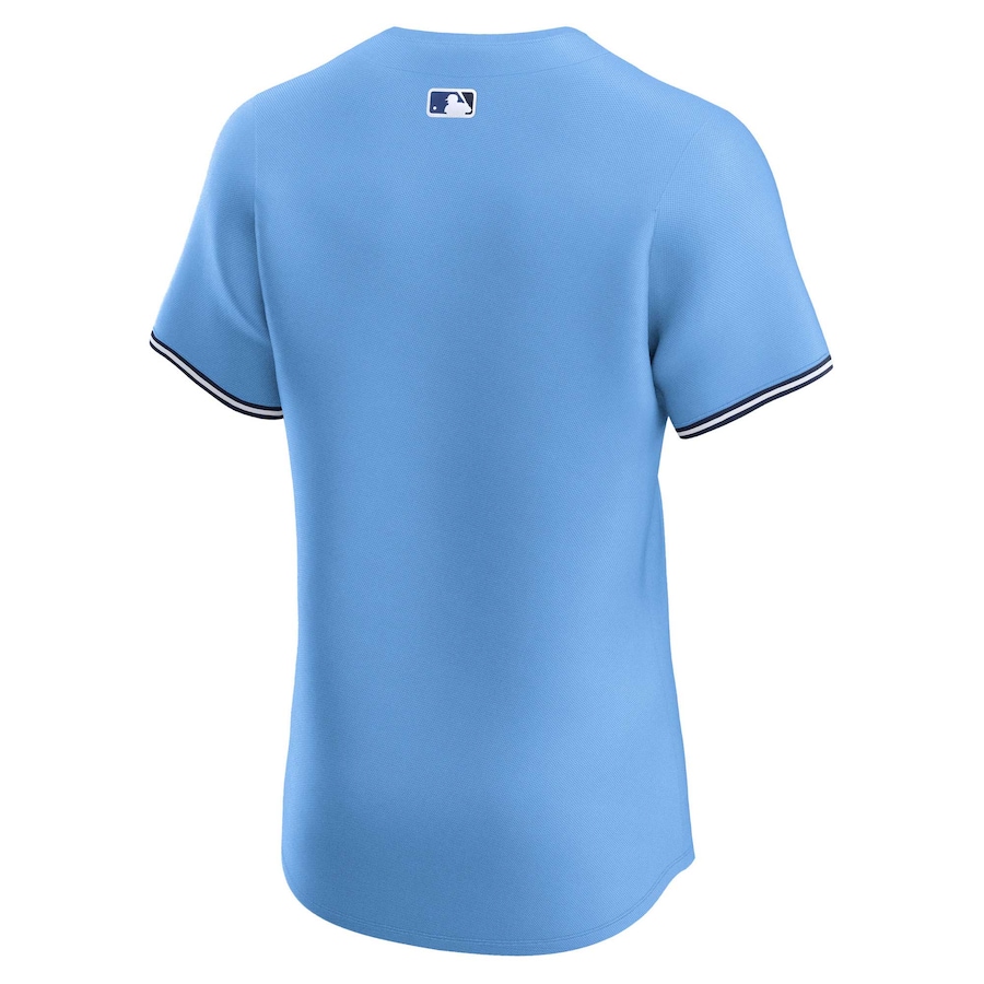 Men's Toronto Blue Jays Nike Powder Blue Home Elite Jersey - Image 3