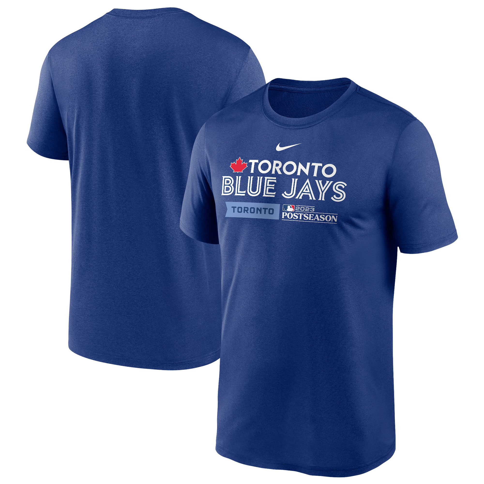 Men's Toronto Blue Jays  Nike Royal 2023 Postseason Authentic Collection Dugout T-Shirt