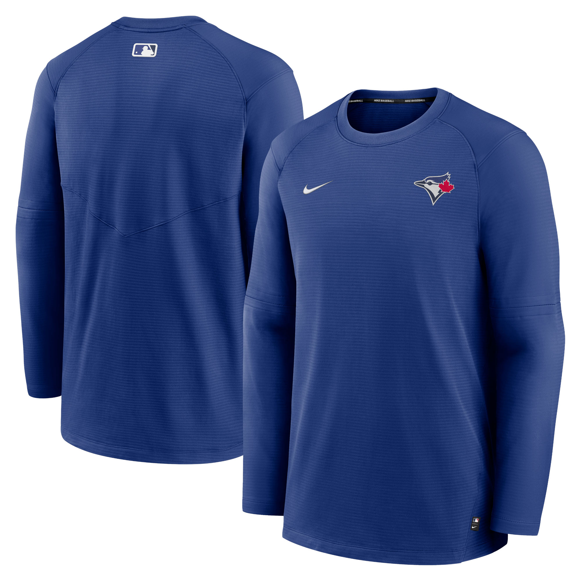 Men's Toronto Blue Jays Nike Royal Authentic Collection Logo Performance Long Sleeve T-Shirt