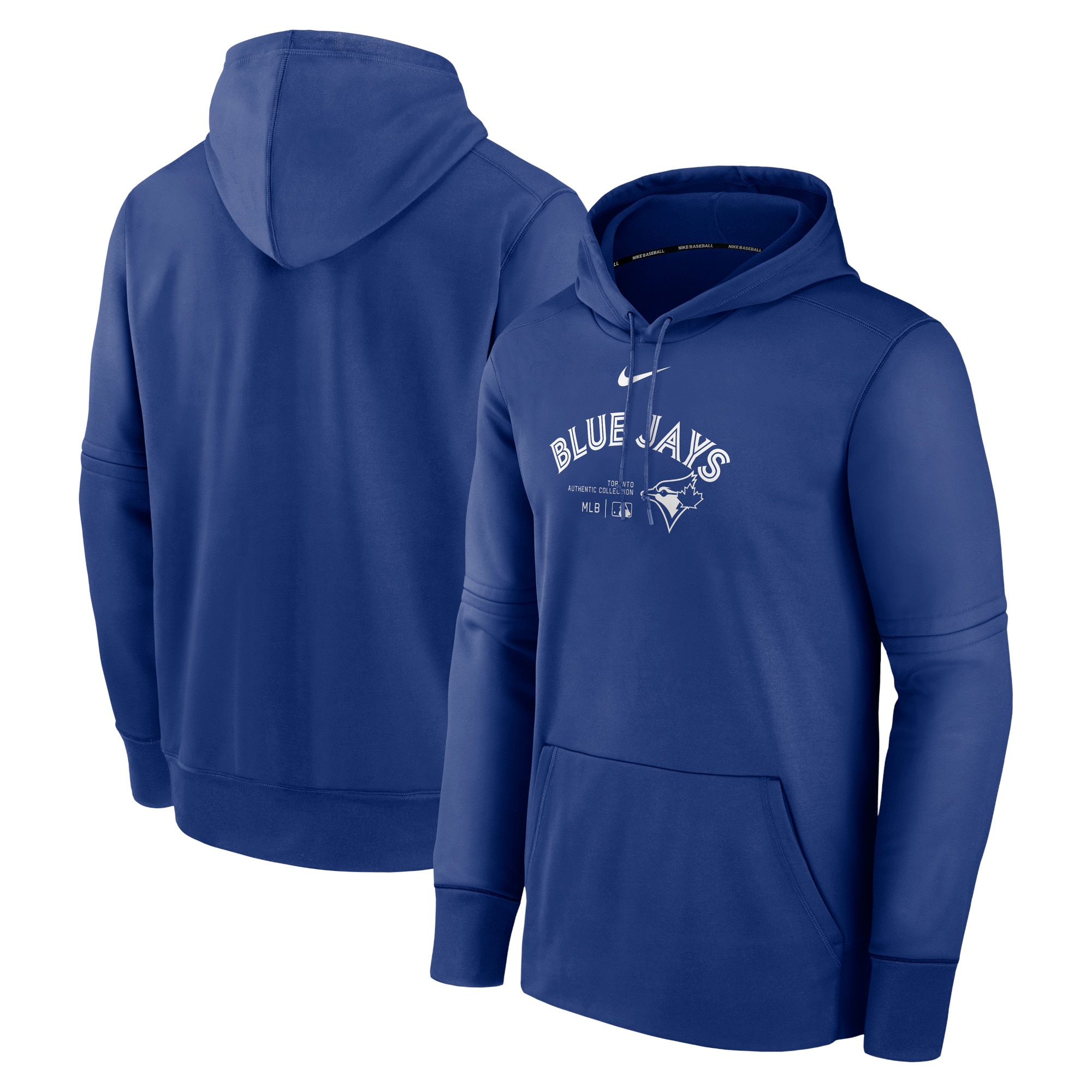 Men's Toronto Blue Jays Nike Royal Authentic Collection Practice Performance Pullover Hoodie