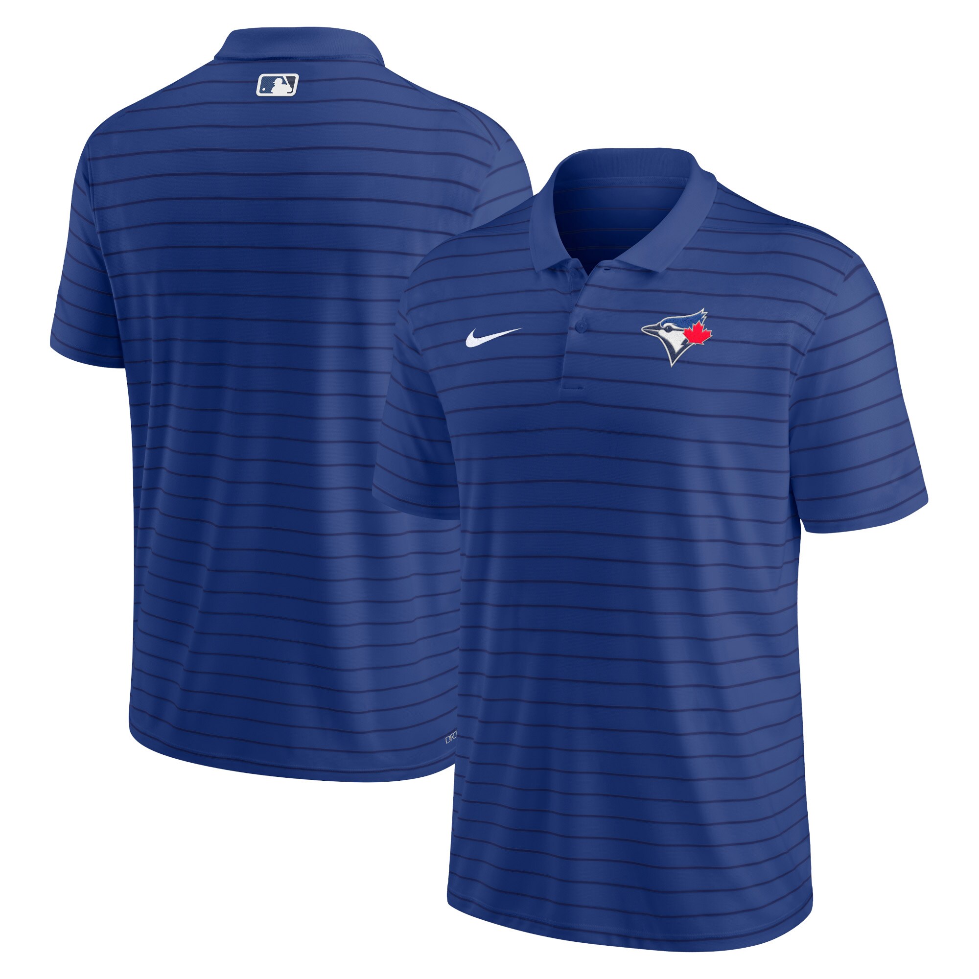 Men's Toronto Blue Jays Nike Royal Authentic Collection Victory Striped Performance Polo