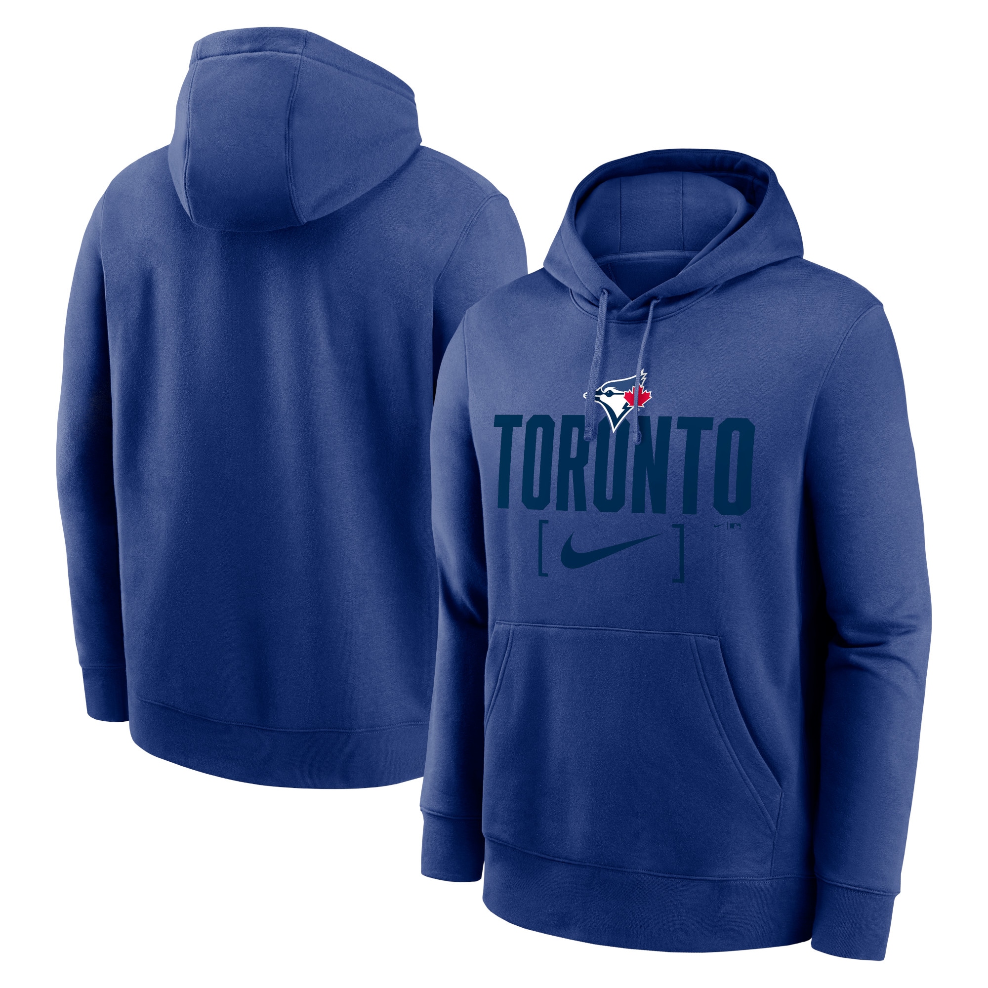 Men's Toronto Blue Jays Nike Royal Club Slack Pullover Hoodie