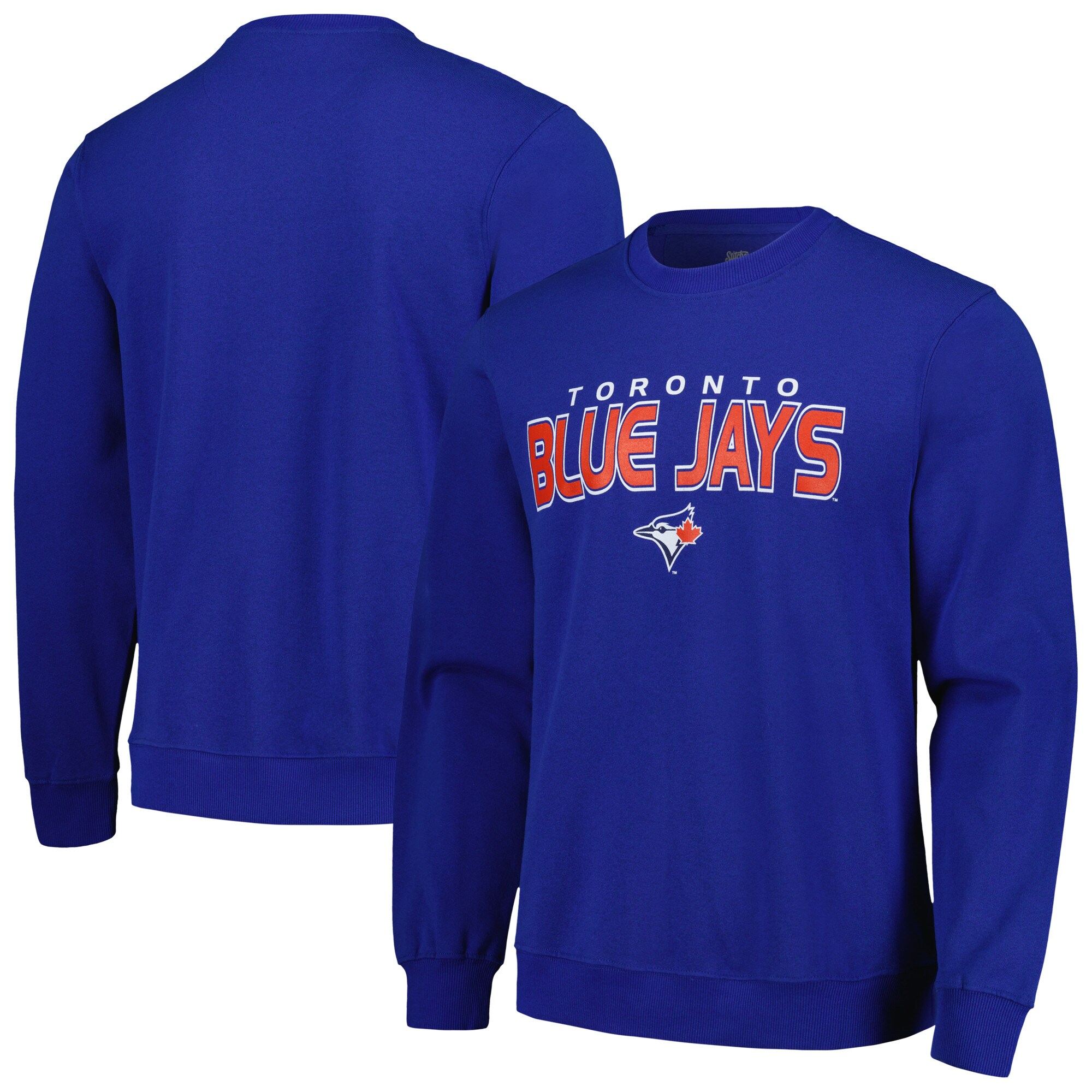Men's Toronto Blue Jays  Stitches Royal Pullover Sweatshirt