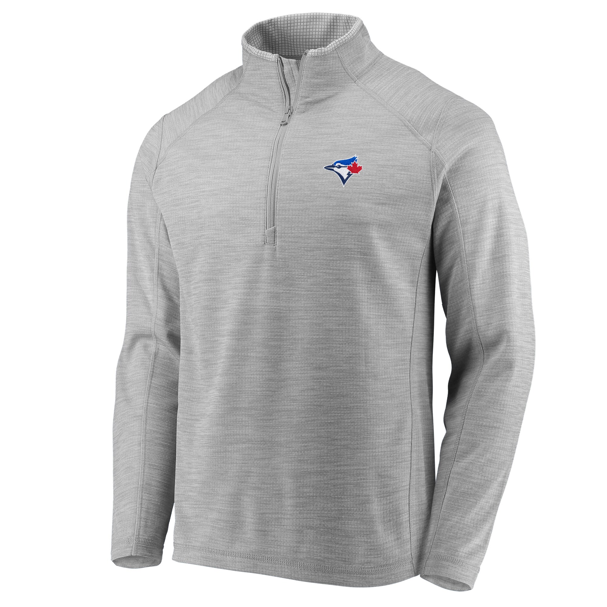 Men's Toronto Blue Jays Vineyard Vines Heather Gray Performance Sankaty Half-Zip Pullover Top