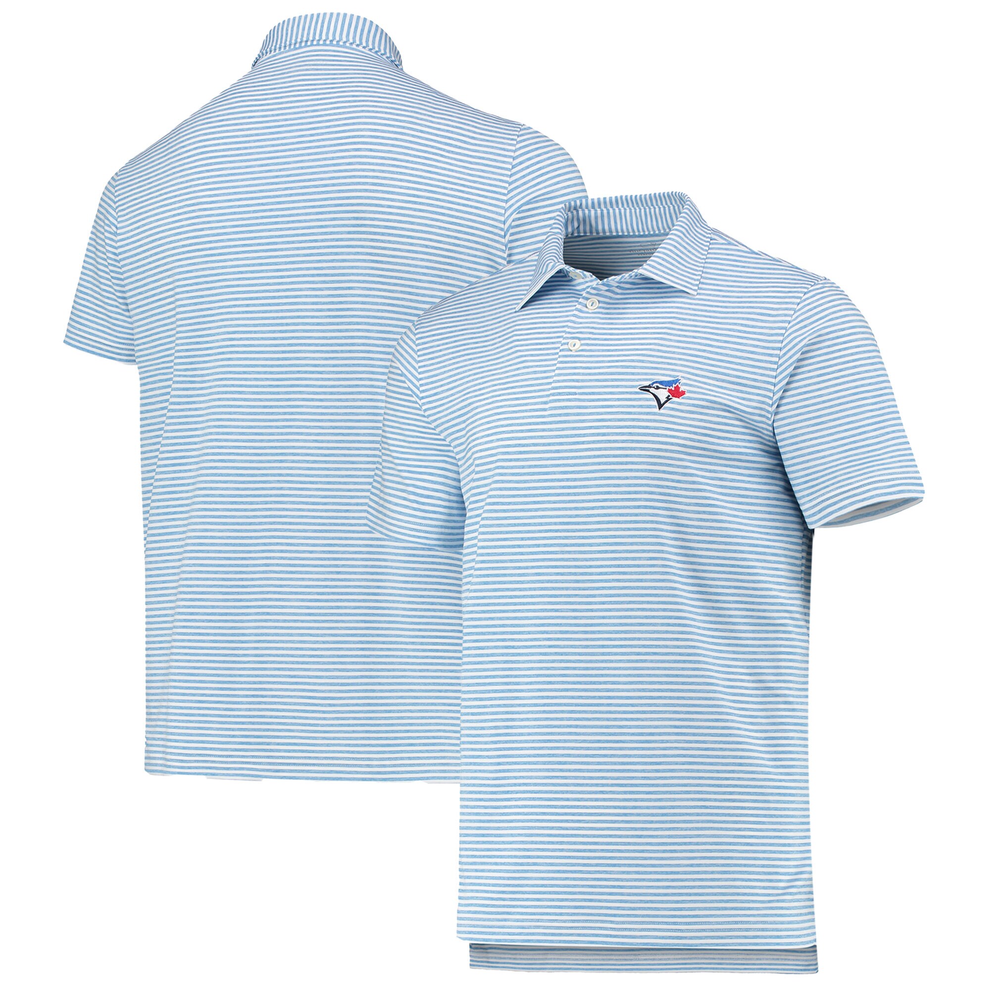 Men's Toronto Blue Jays Vineyard Vines Light Blue Heathered Winstead Sankaty Polo