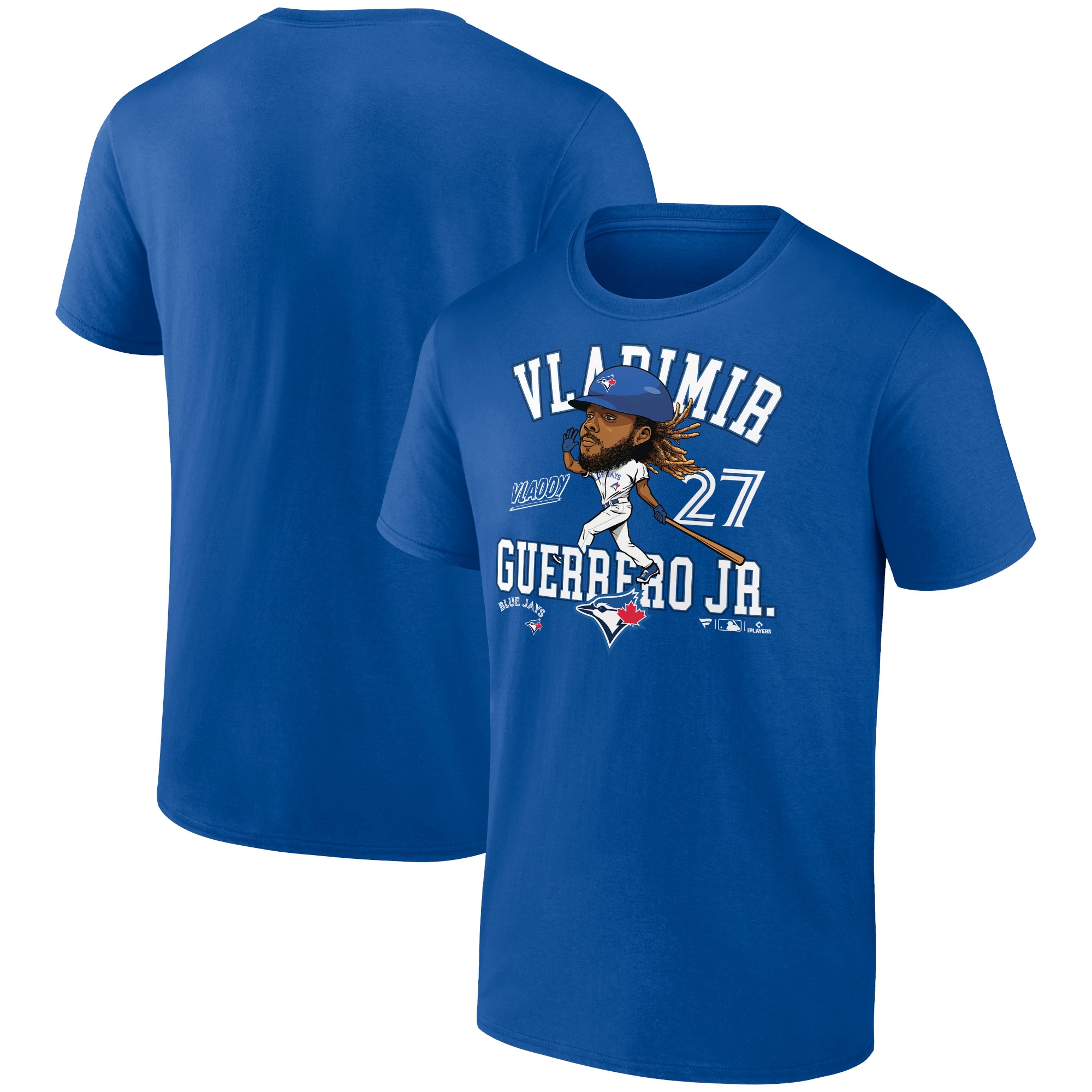 Men's Toronto Blue Jays Vladimir Guerrero Jr.  Branded Royal Caricature T-Shirt