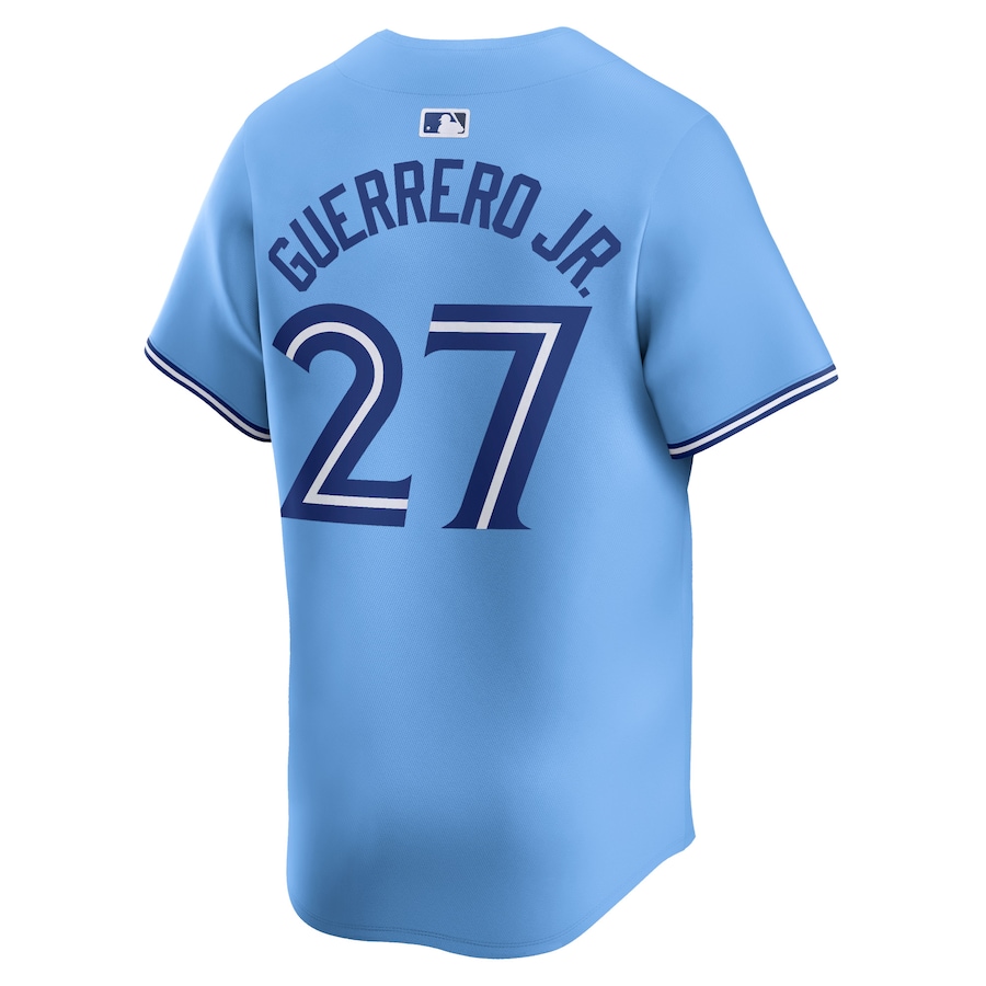 Men's Toronto Blue Jays Vladimir Guerrero Jr. Nike Powder Blue Alternate Limited Player Jersey - Image 2