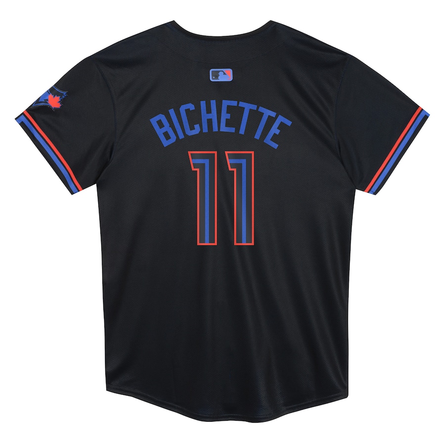 Preschool Toronto Blue Jays Bo Bichette Nike Navy 2024 City Connect Limited Player Jersey - Image 3
