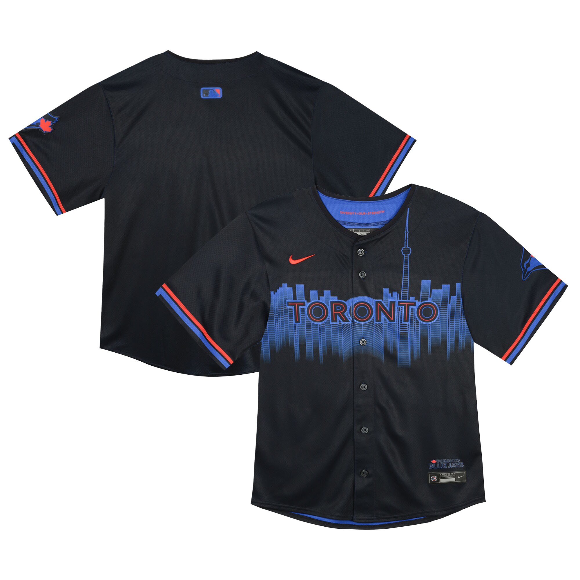 Toddler Toronto Blue Jays Nike Blue City Connect Team Limited Jersey