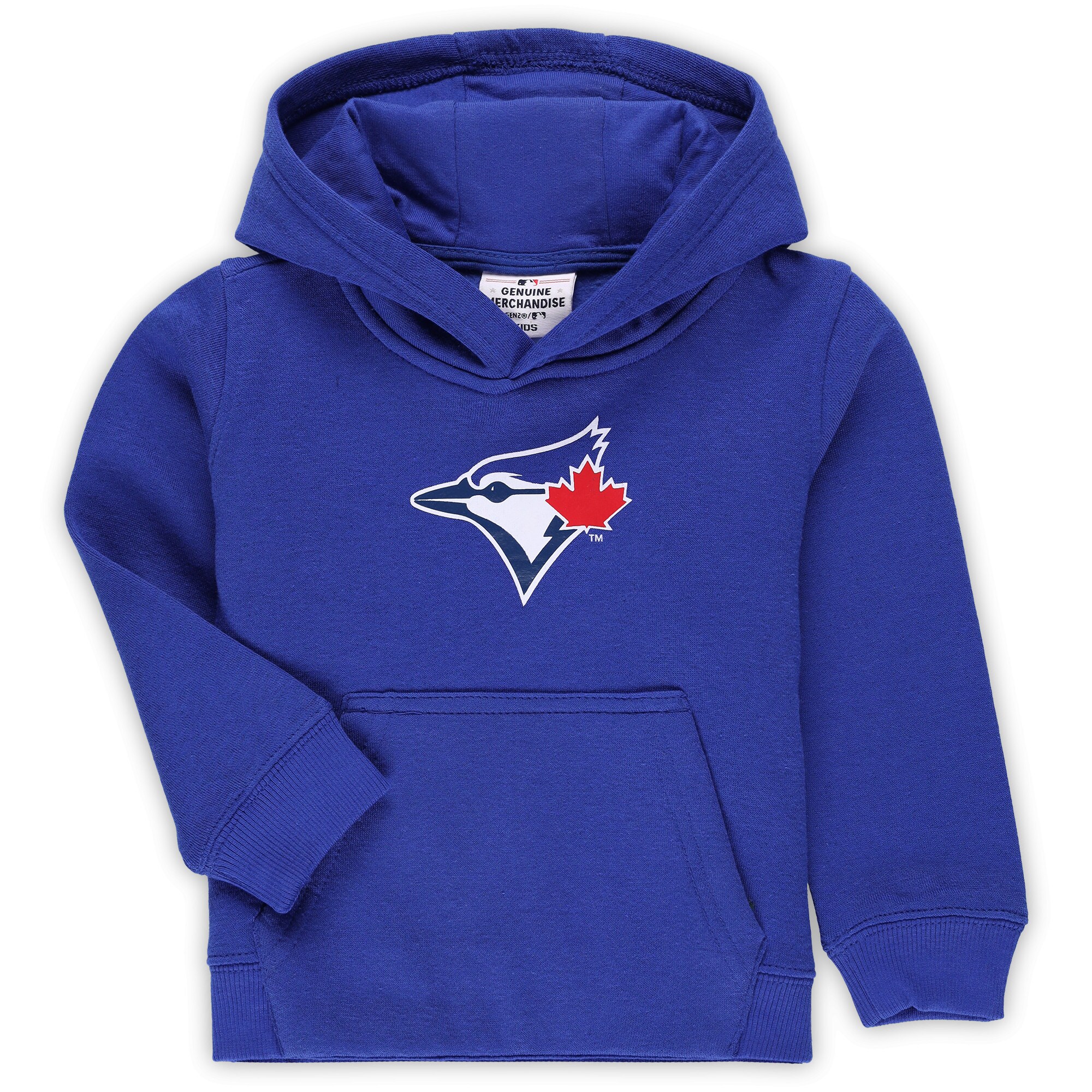 Toddler Toronto Blue Jays Royal Team Primary Logo Fleece Pullover Hoodie