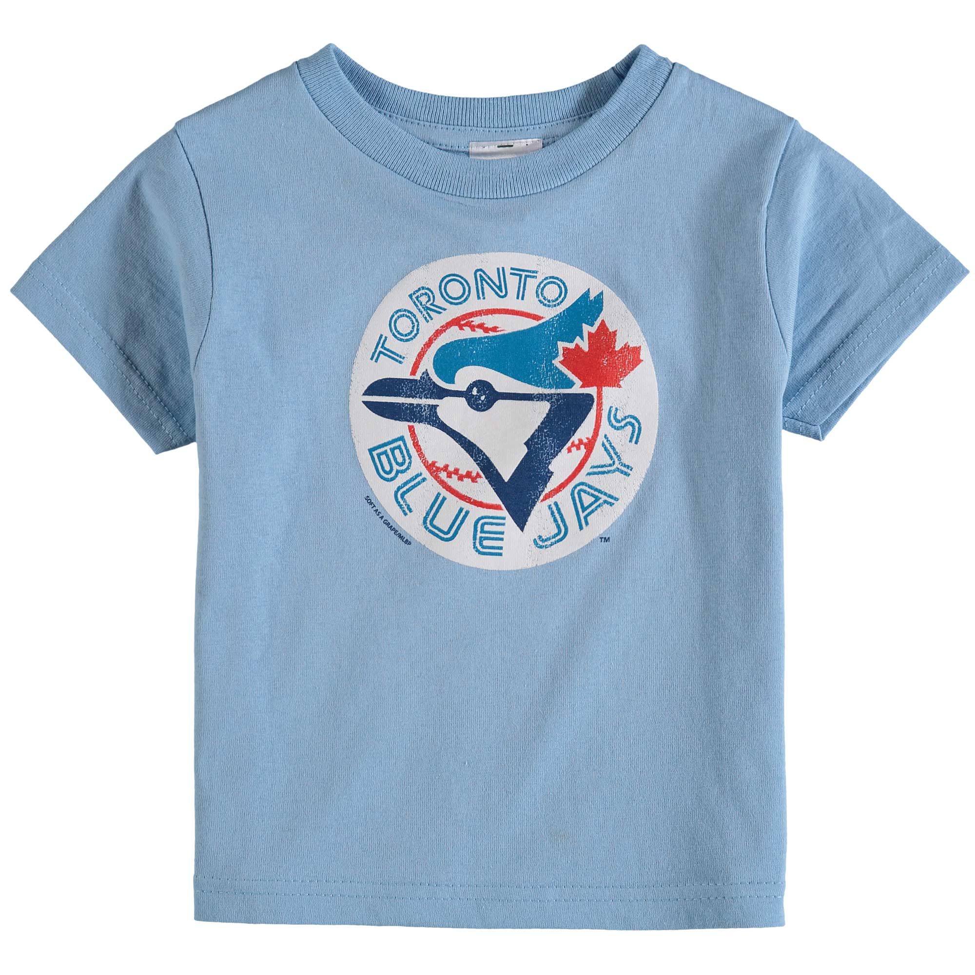 Toddler Toronto Blue Jays Soft As A Grape Light Blue Cooperstown Collection Shutout T-Shirt