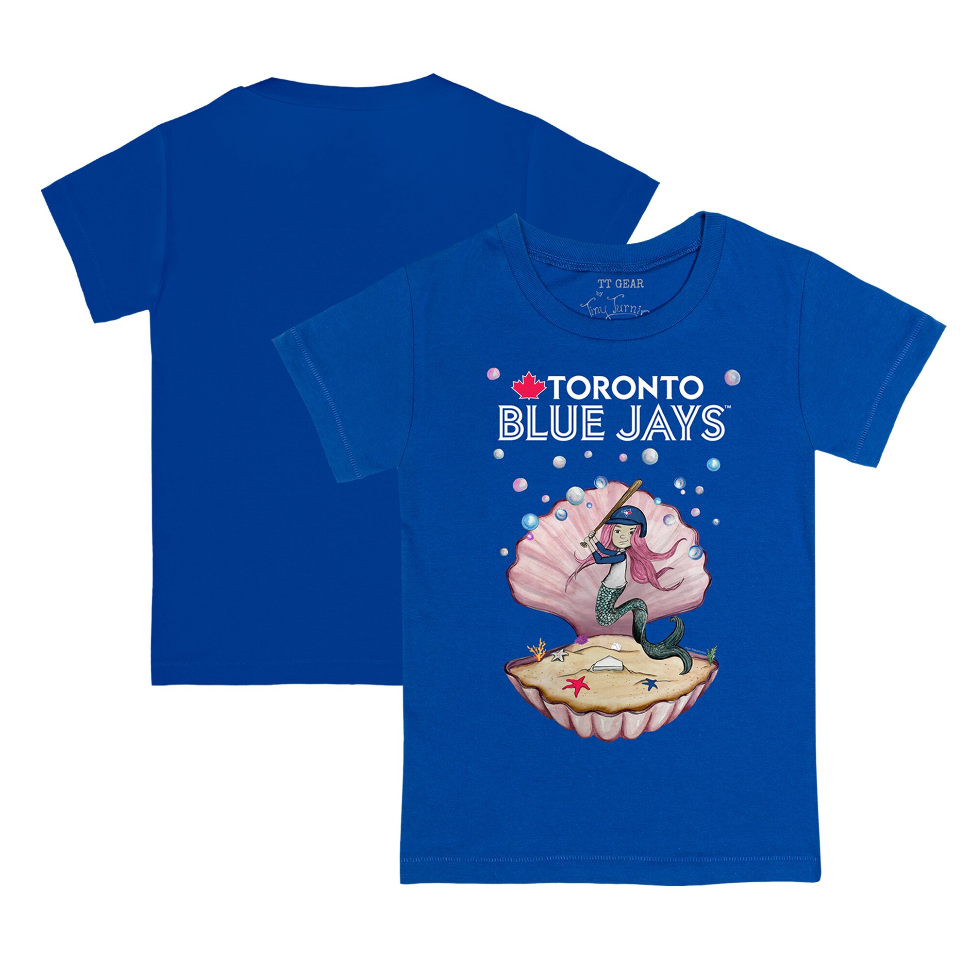 Toddler Toronto Blue Jays Tiny Turnip Royal Mermaid T-Shirt