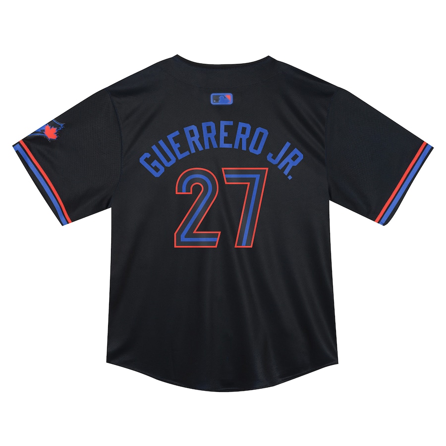 Toddler Toronto Blue Jays Vladimir Guerrero Nike Navy 2024 City Connect Limited Player Jersey - Image 3