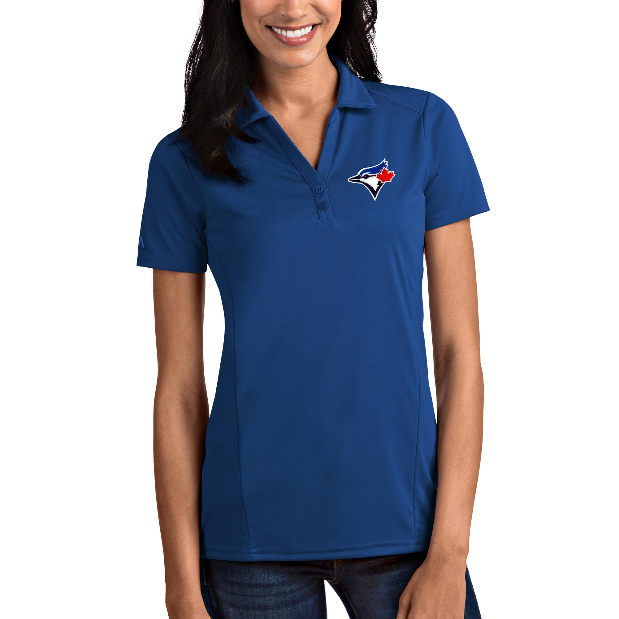 Toronto Blue Jays Antigua Women's Tribute Polo - Royal