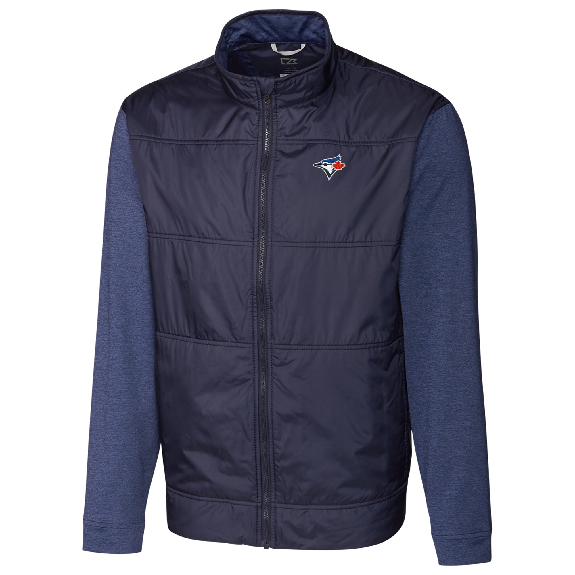 Toronto Blue Jays Cutter & Buck Stealth Full-Zip Jacket - Navy