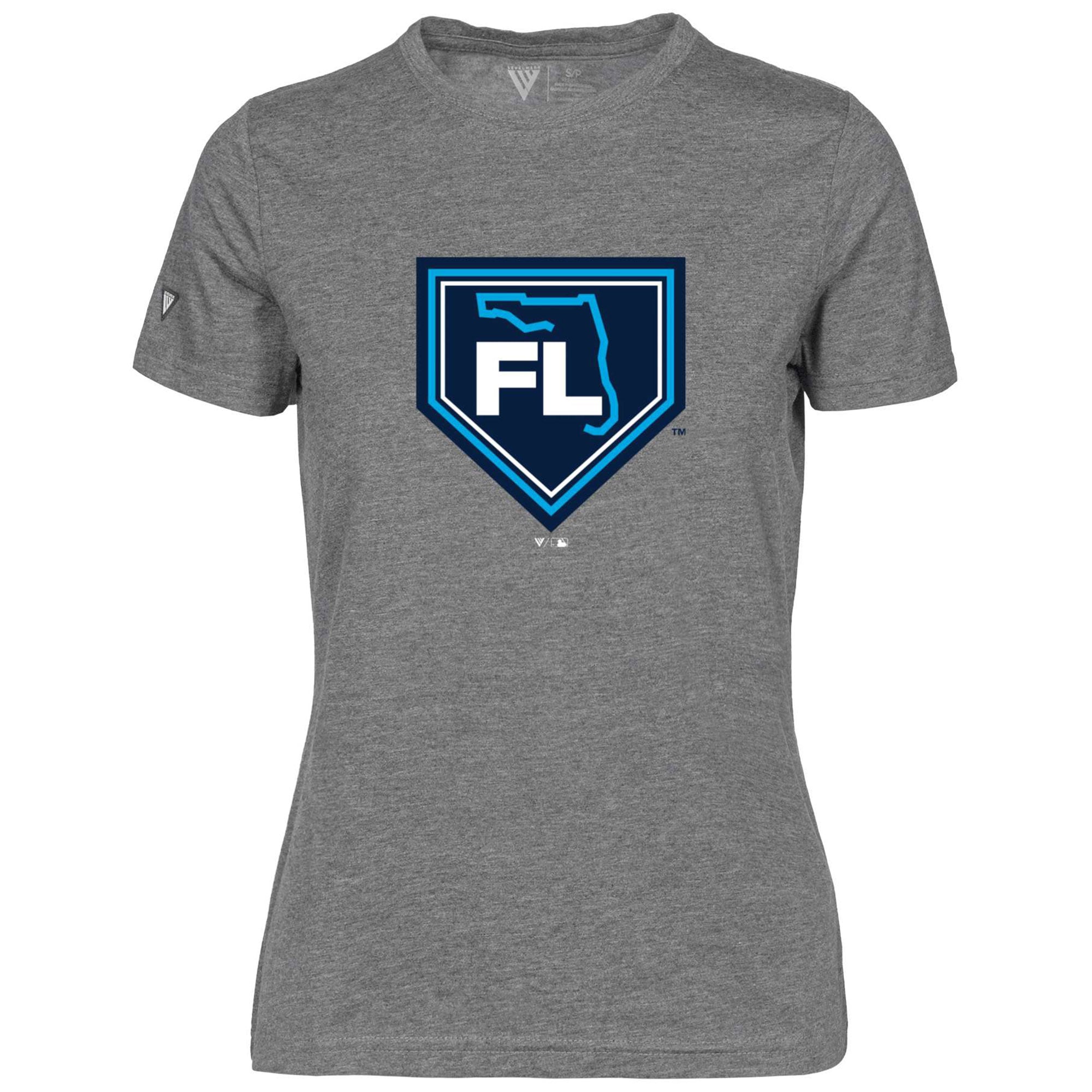 Women's Grapefruit League Levelwear Gray 2024 Spring Training Florida Maddox T-Shirt