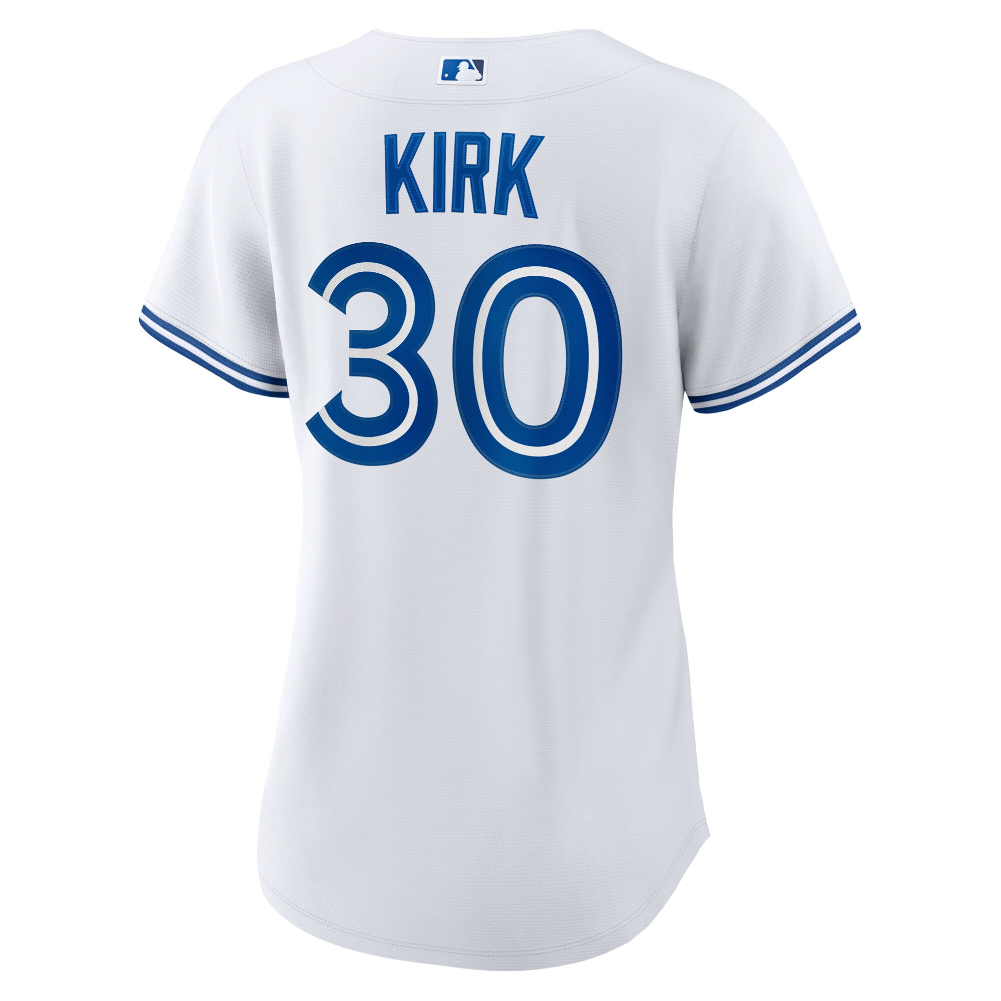 Women's Toronto Blue Jays Alejandro Kirk Nike White Home Replica Jersey - Image 3