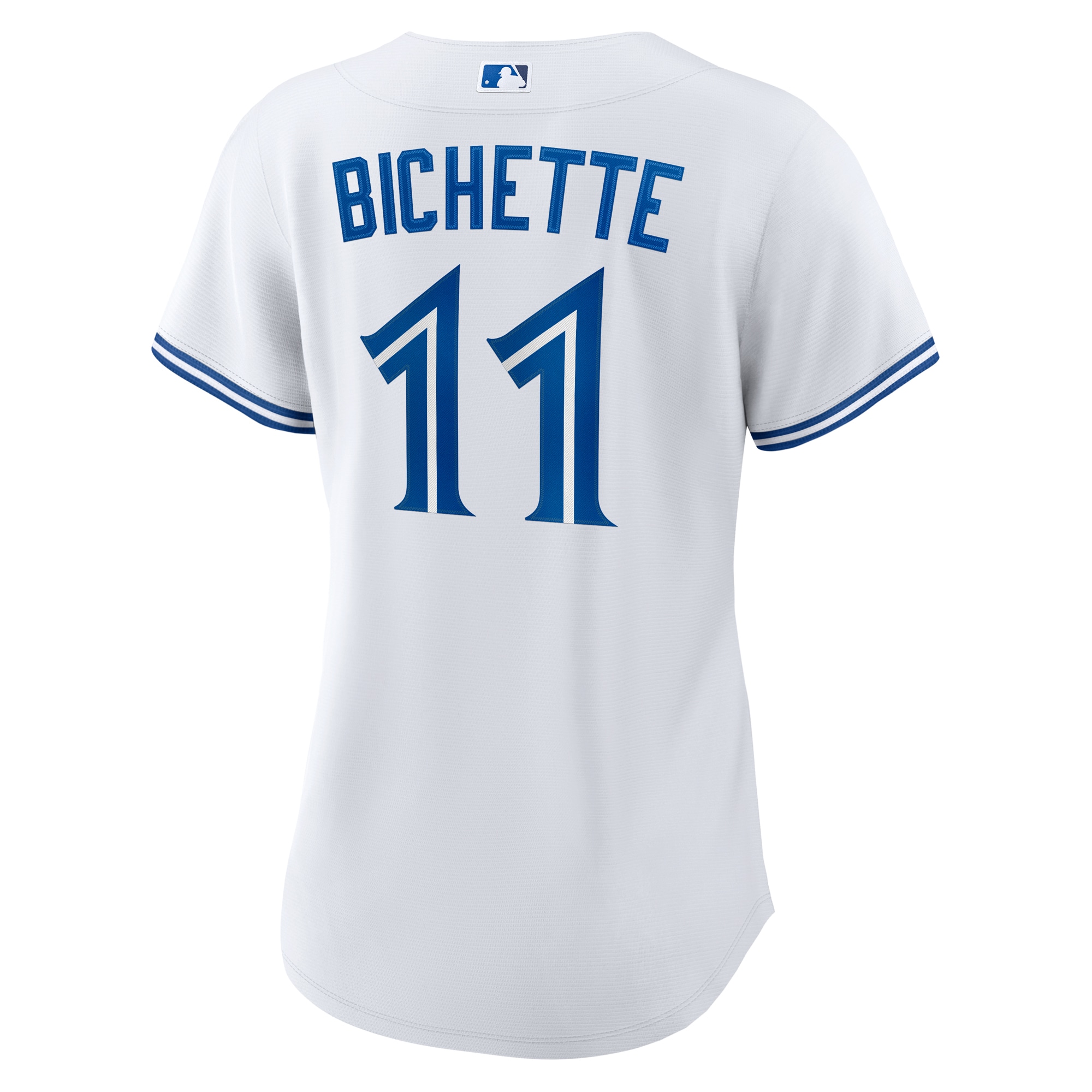 Women's Toronto Blue Jays Bo Bichette Nike White Home Replica Jersey - Image 3