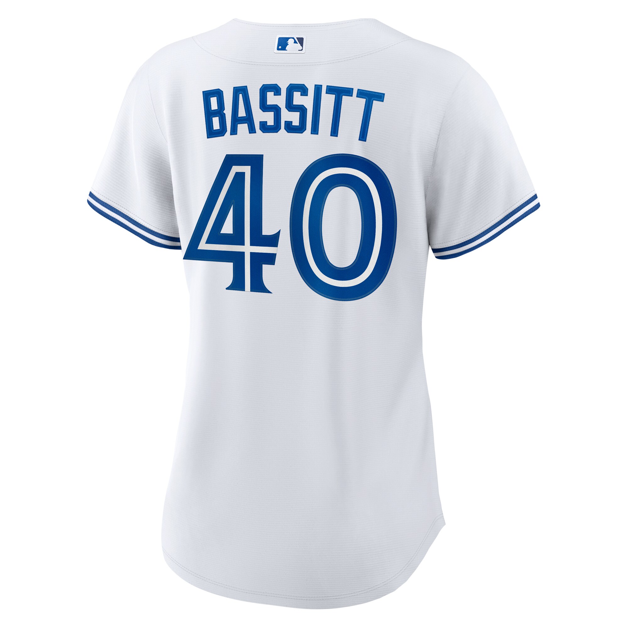 Women's Toronto Blue Jays Chris Bassitt Nike White Home Replica Jersey - Image 3
