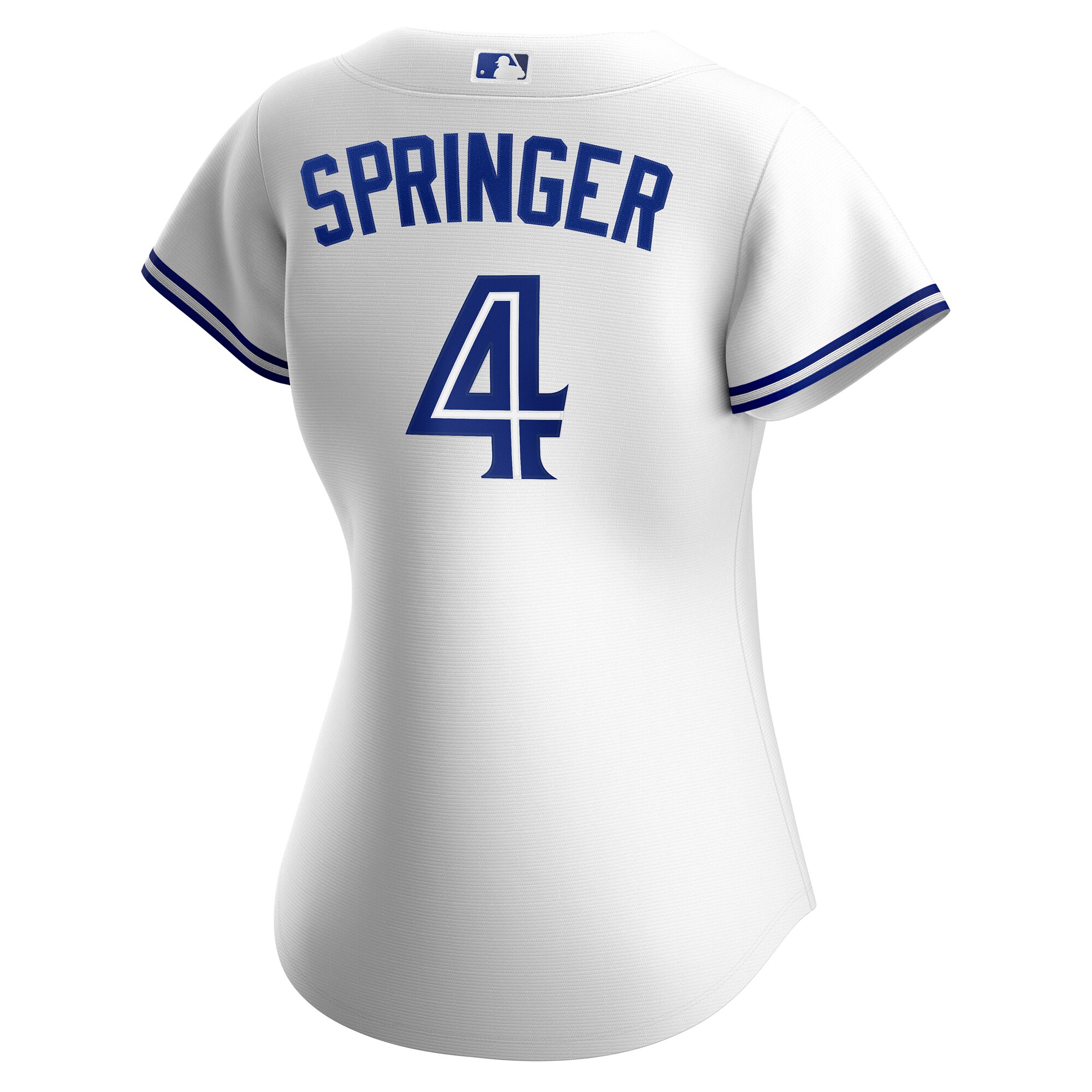Women's Toronto Blue Jays George Springer Nike White Home Replica Jersey - Image 3
