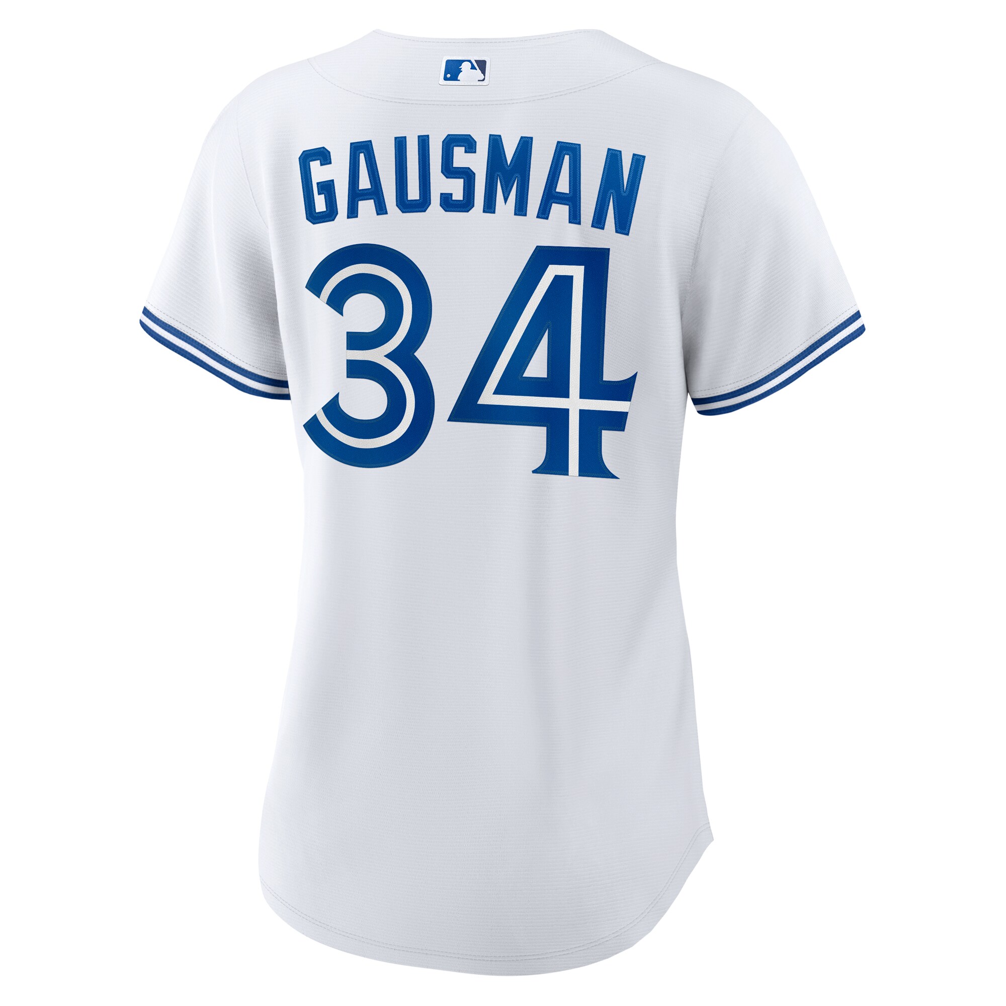 Women's Toronto Blue Jays Kevin Gausman Nike White Home Replica Jersey - Image 3