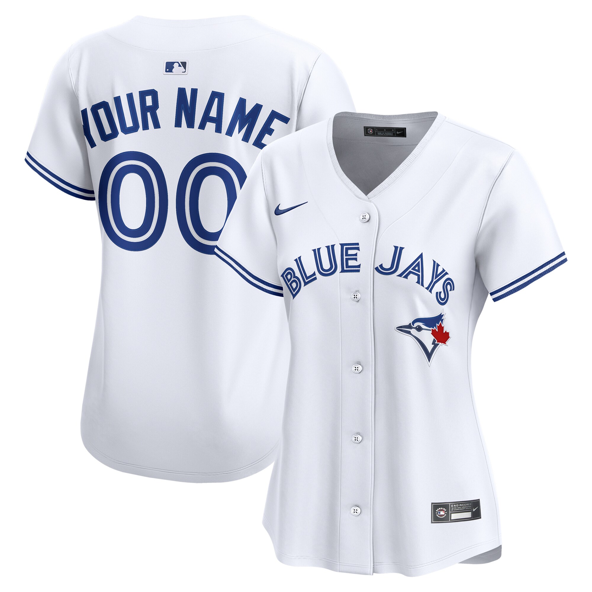 Women's Toronto Blue Jays Nike White Home Limited Custom Jersey