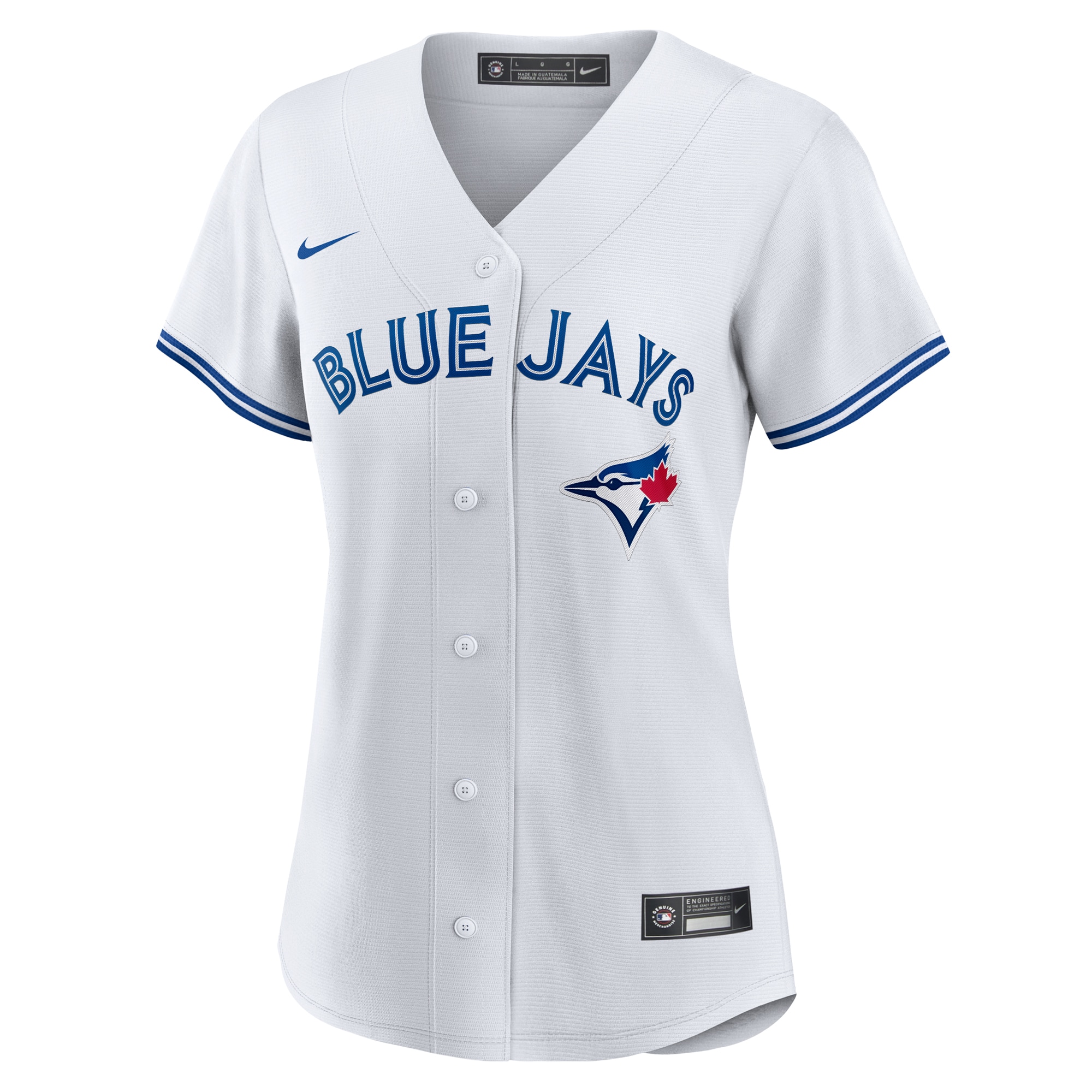 Women's Toronto Blue Jays Nike White #1 Bride Home Replica Jersey - Image 2