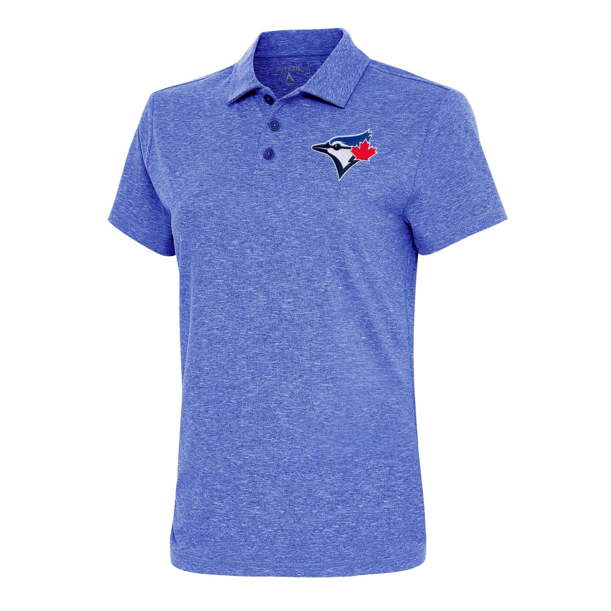 Women's Toronto Blue Jays  Antigua Heather Royal Motivated Polo