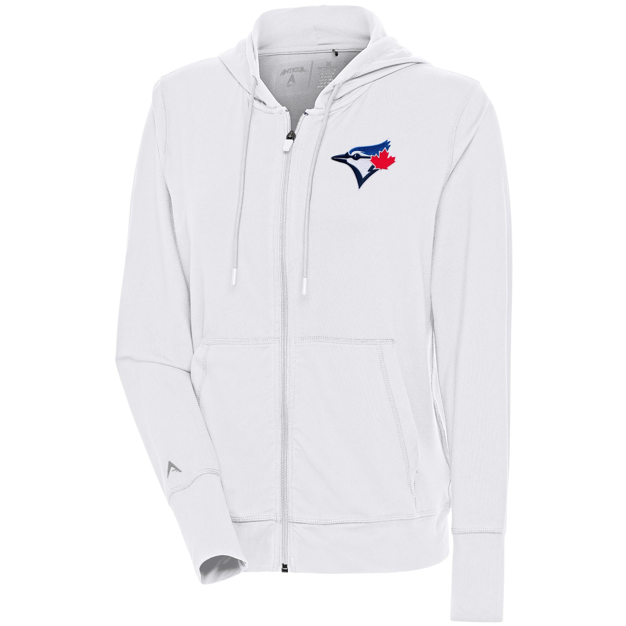Women's Toronto Blue Jays  Antigua White Moving Full-Zip Jacket