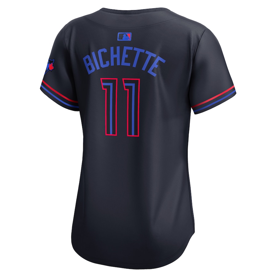 Women's Toronto Blue Jays Bo Bichette Nike Navy 2024 City Connect Limited Player Jersey - Image 3