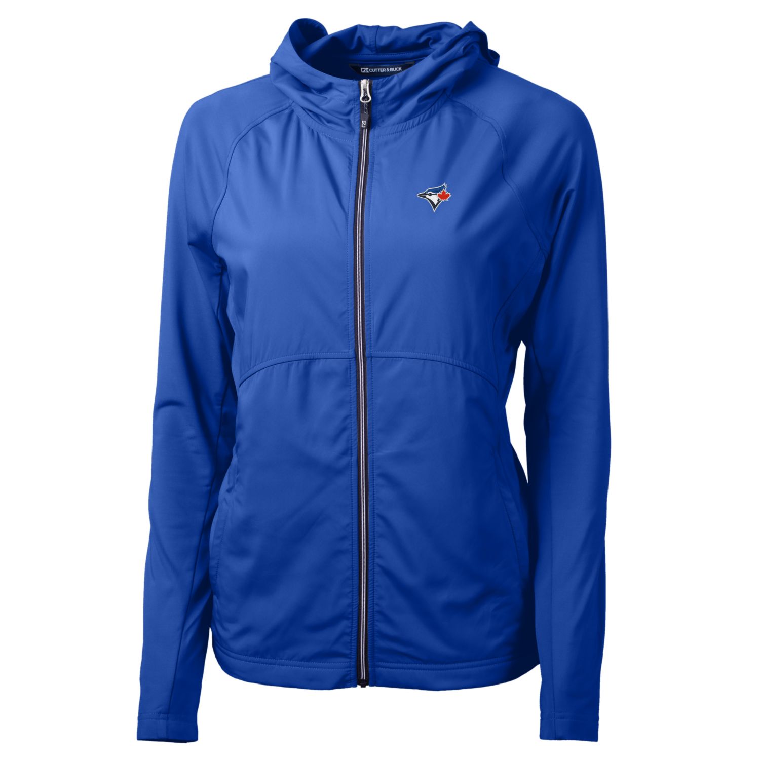 Women's Toronto Blue Jays Cutter & Buck Royal Adapt Eco Knit Full-Zip Jacket
