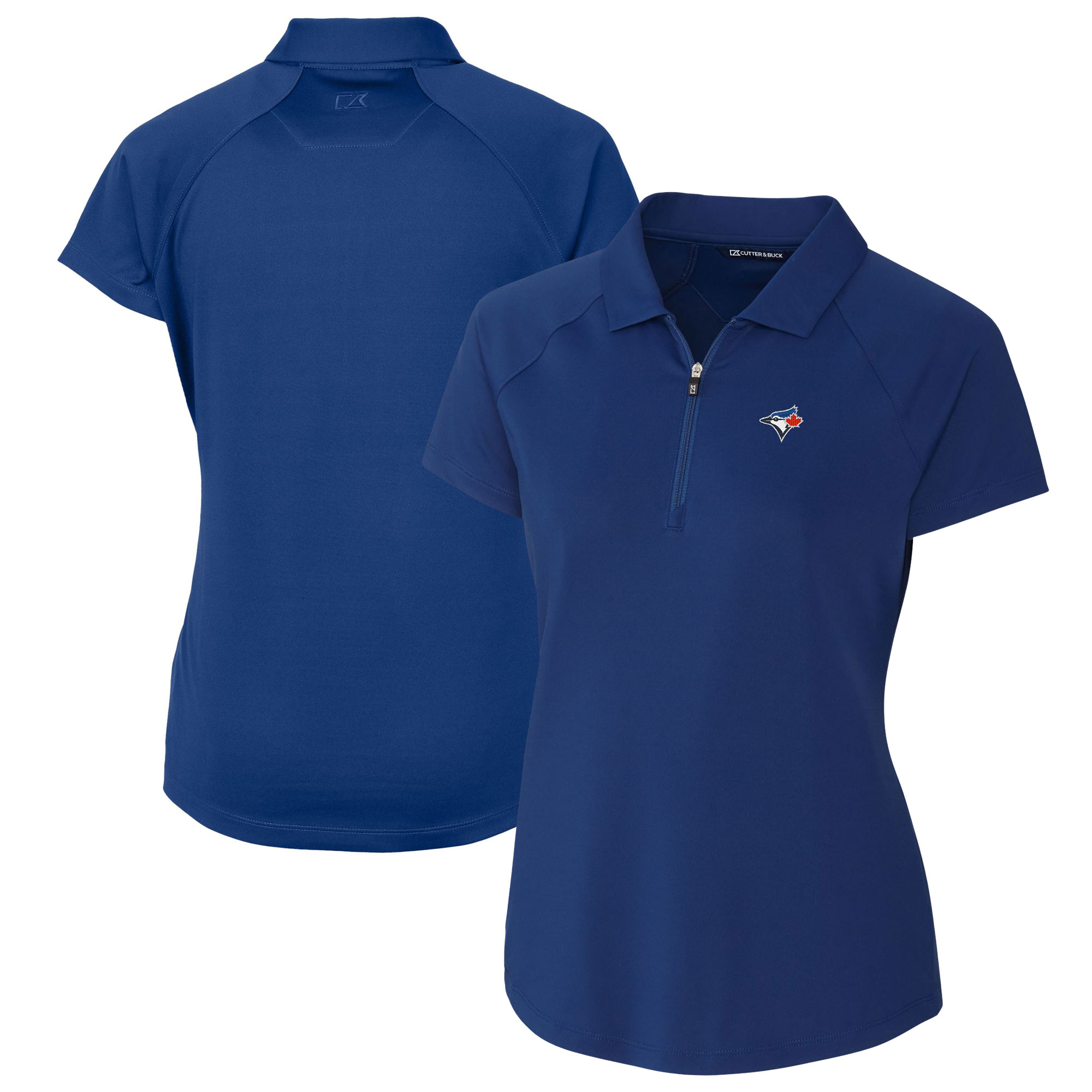 Women's Toronto Blue Jays  Cutter & Buck Royal DryTec Forge Stretch Polo