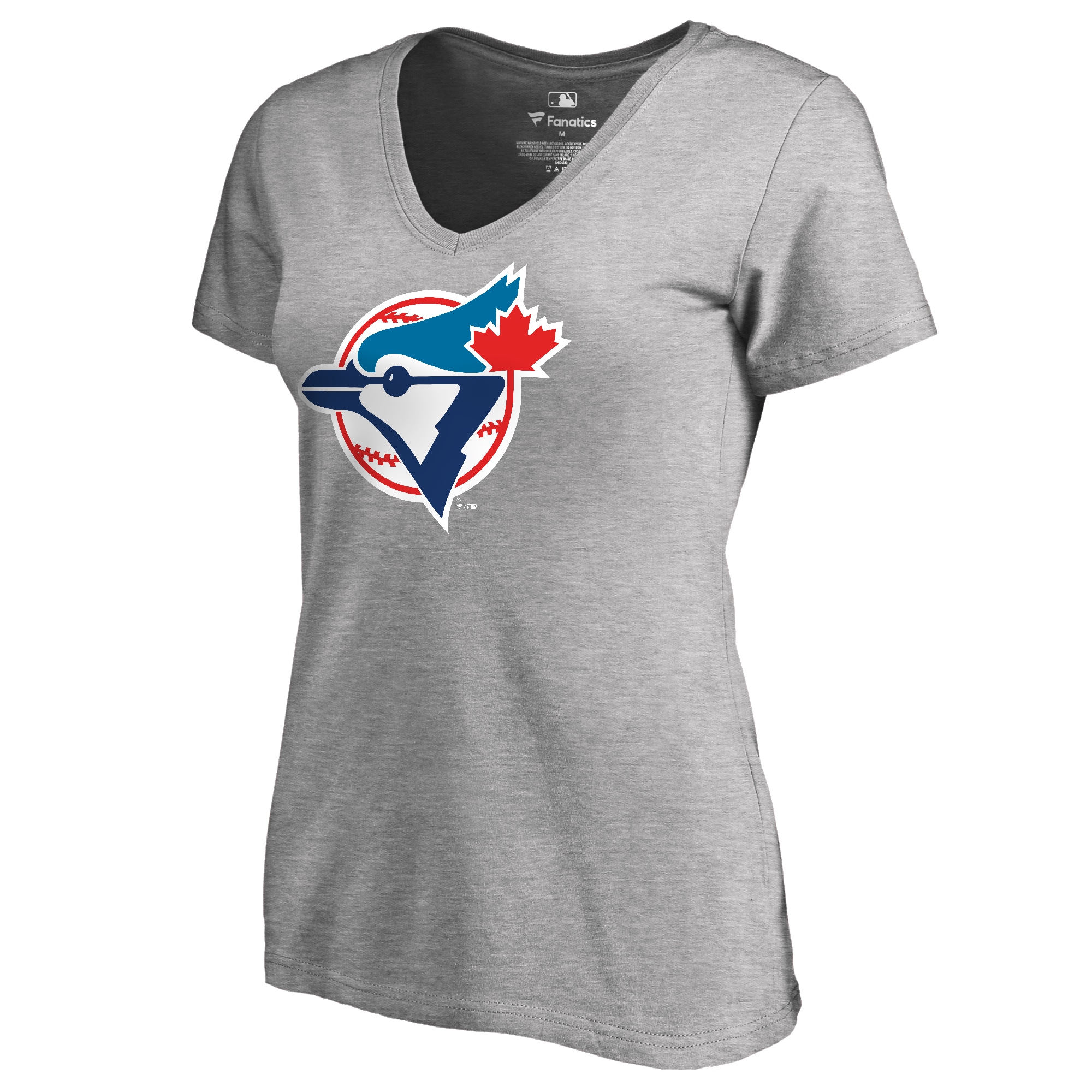 Women's Toronto Blue Jays  Branded Ash Cooperstown Collection Forbes T-Shirt